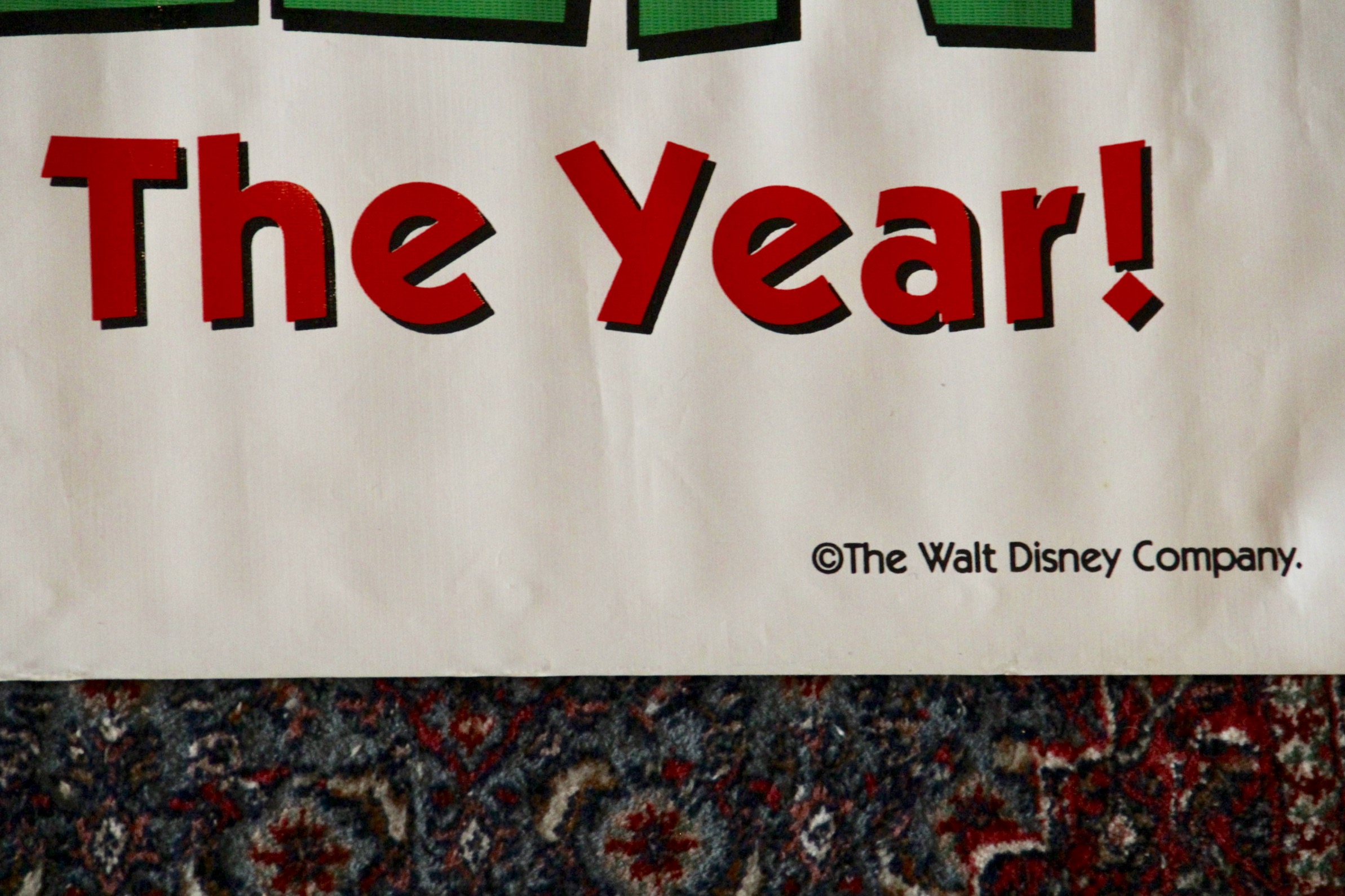 Disney's "The Big Green" Vinyl Movie Banner