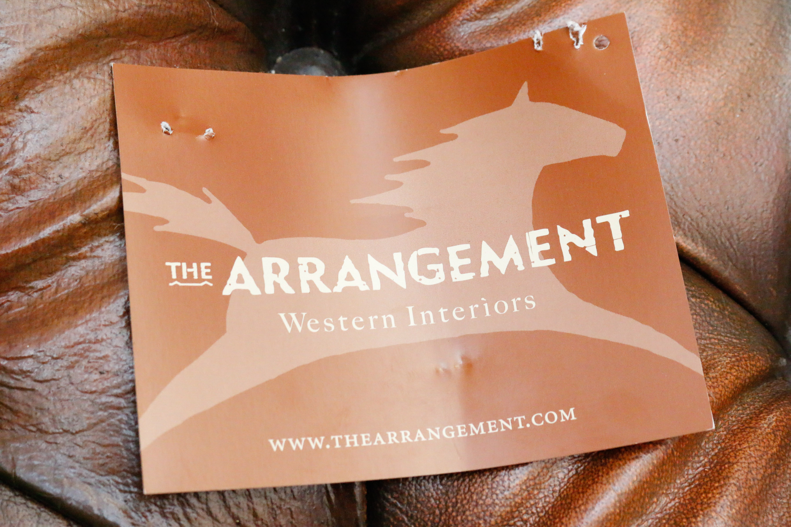 Leather Chaise Lounge by The Arrangement Western Interiors