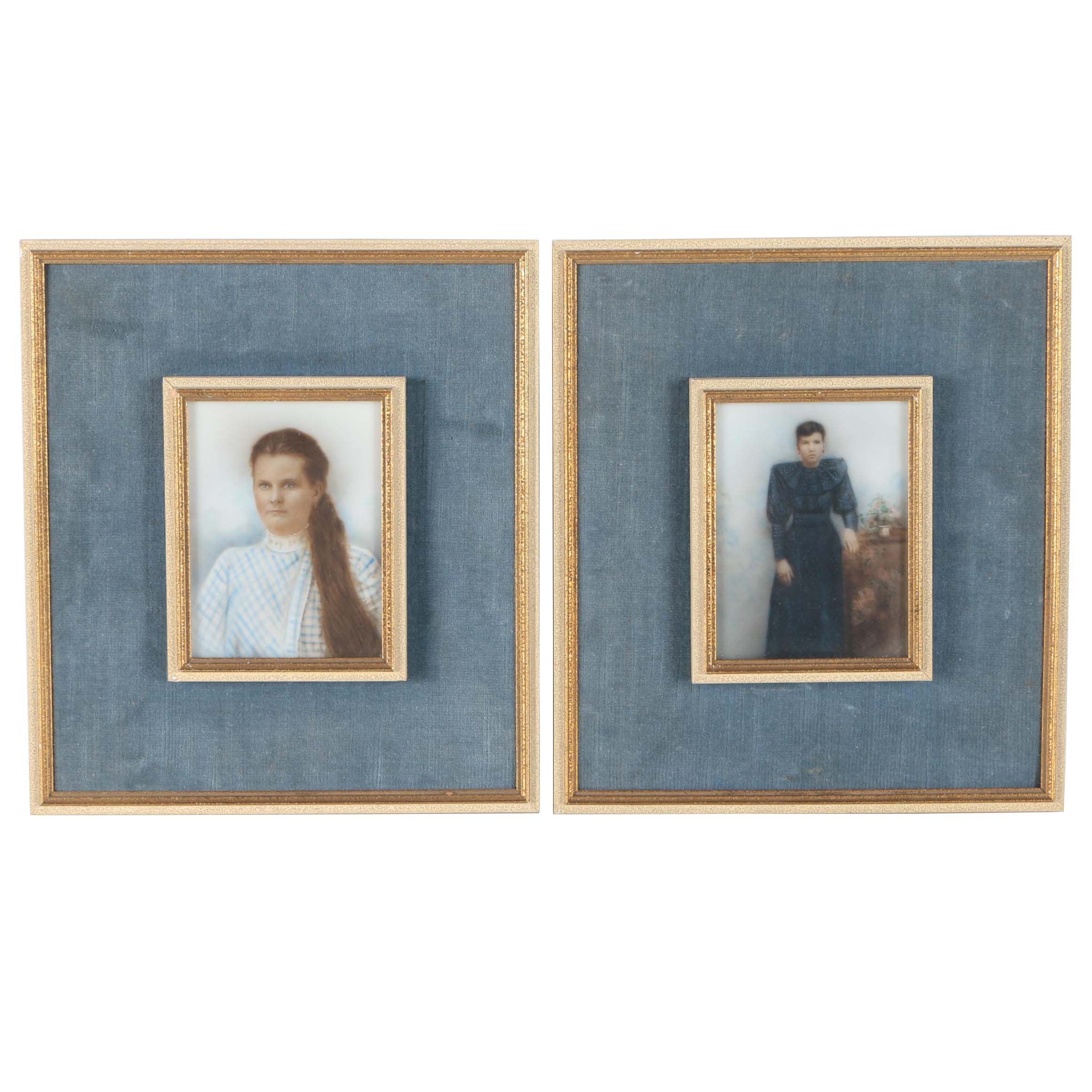 Crayon Portraits of Women