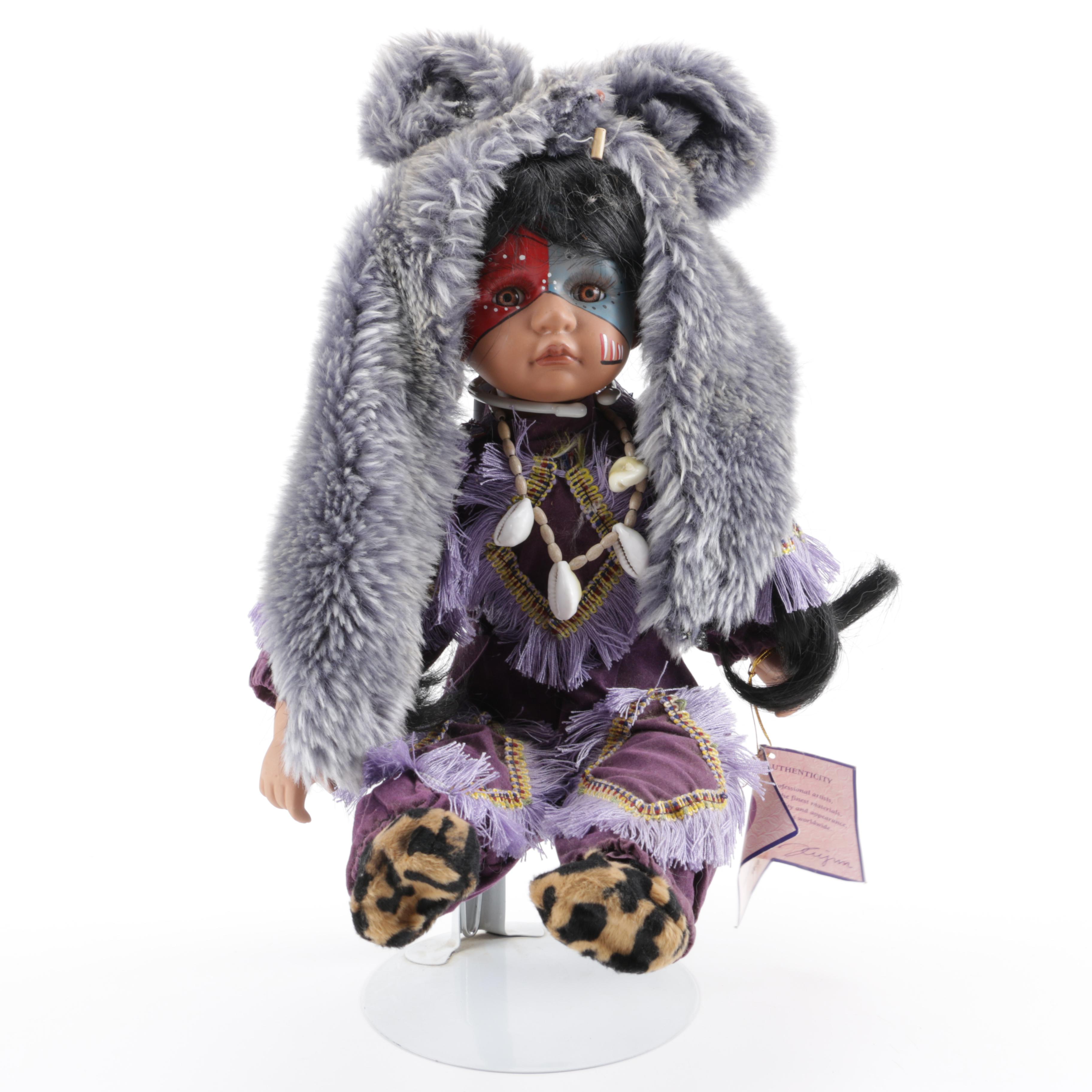 Limited Edition Native American Inspired "Vera" Porcelain Doll