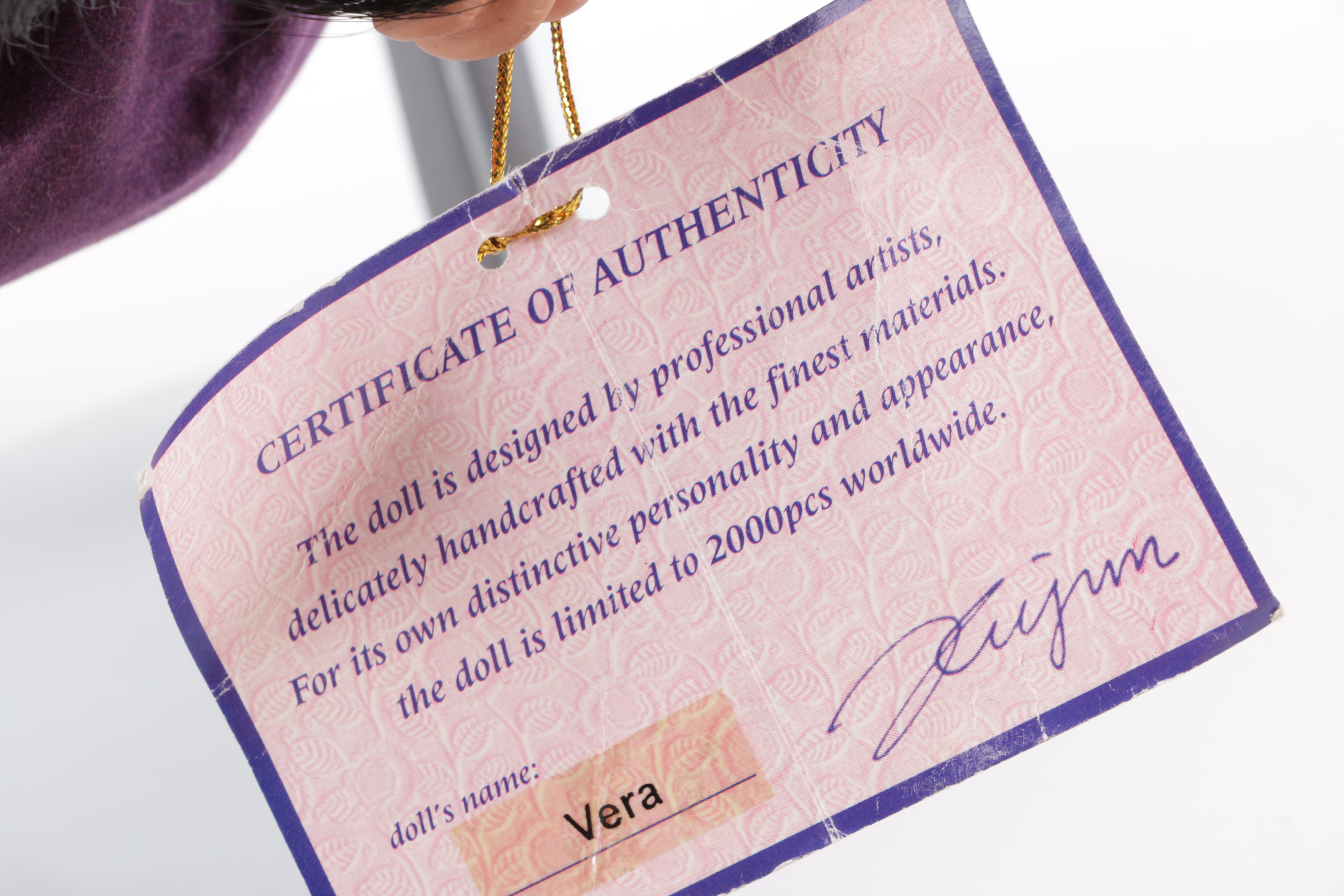 Limited Edition Native American Inspired "Vera" Porcelain Doll