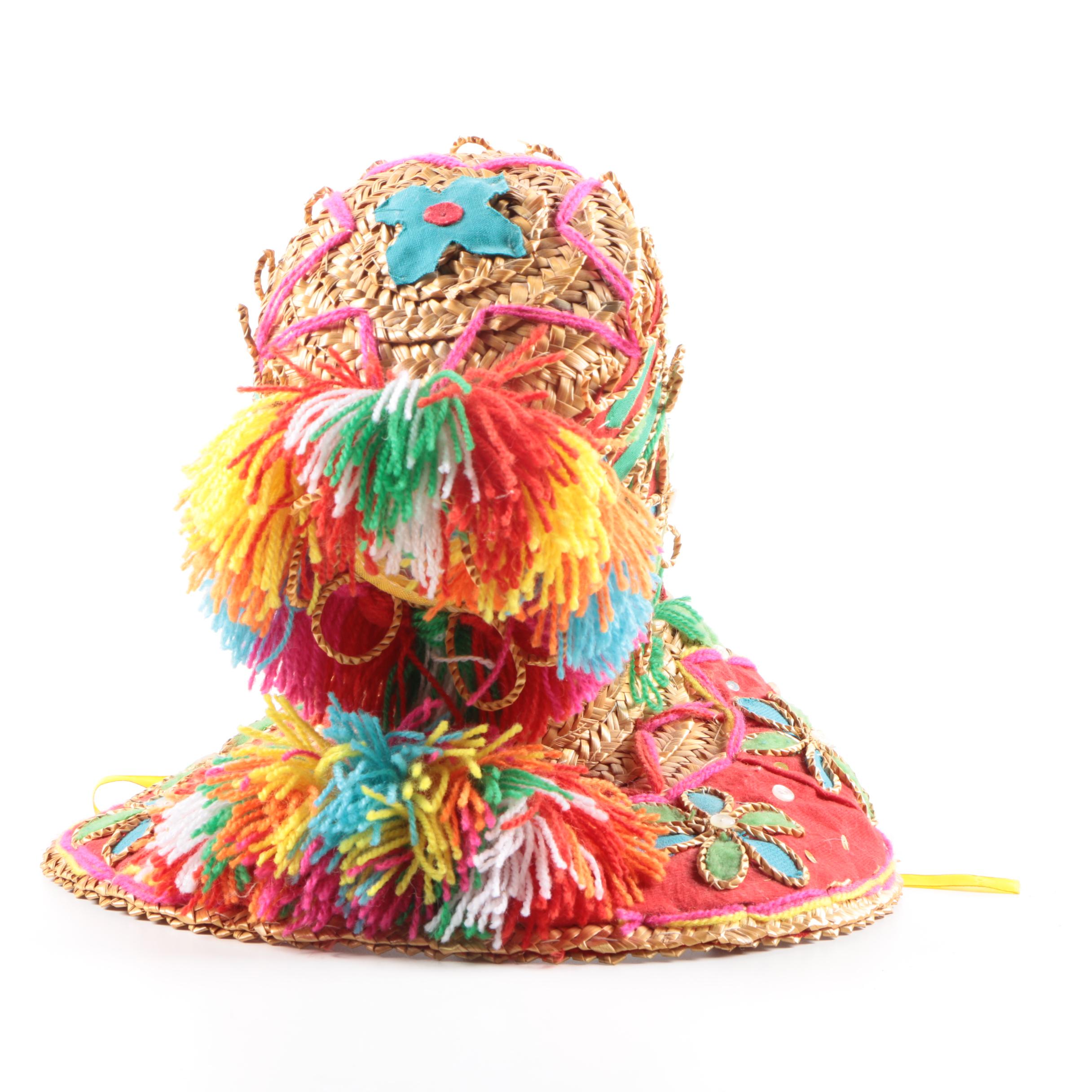 Multicolored Woven Hat