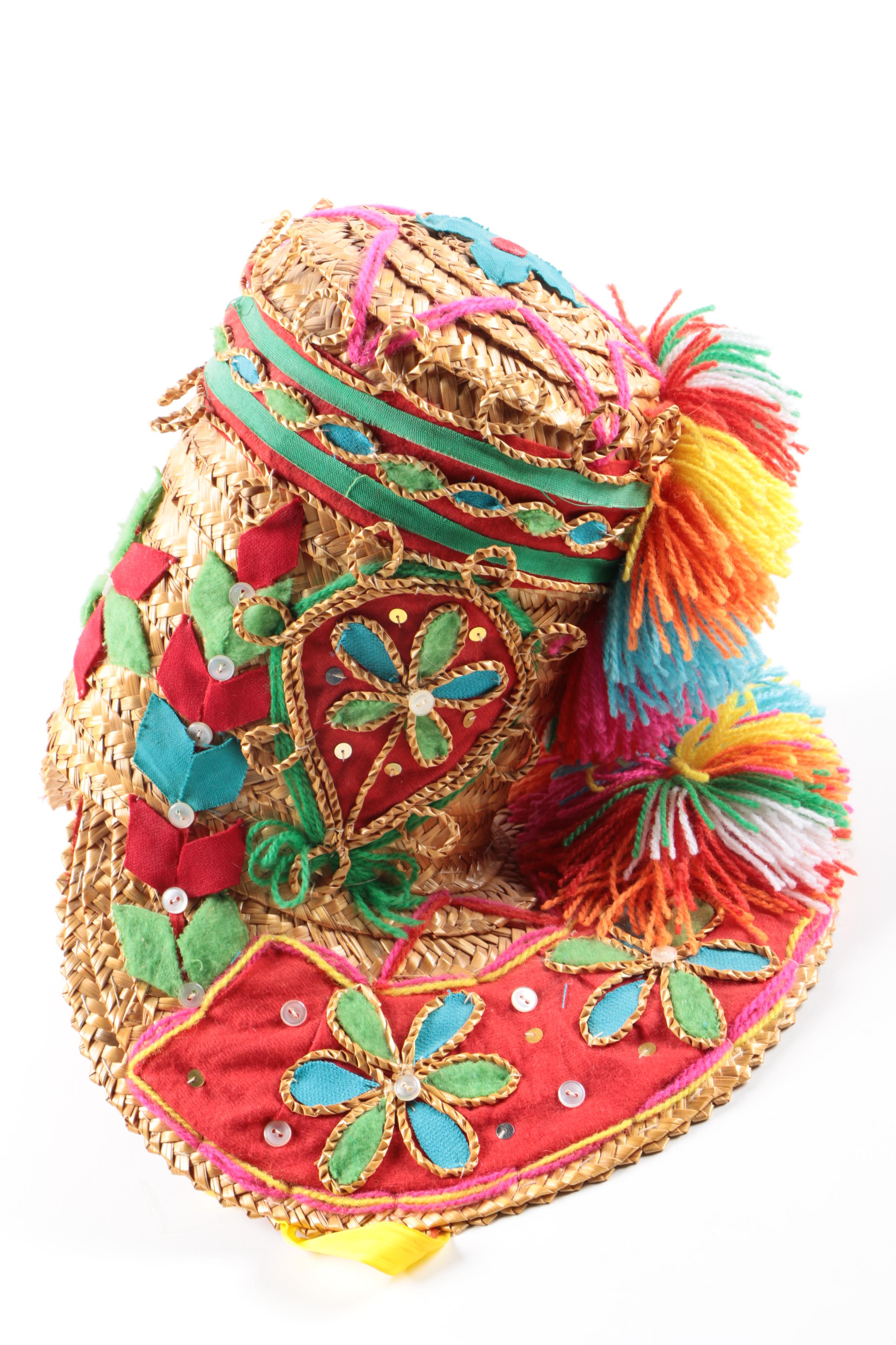 Multicolored Woven Hat