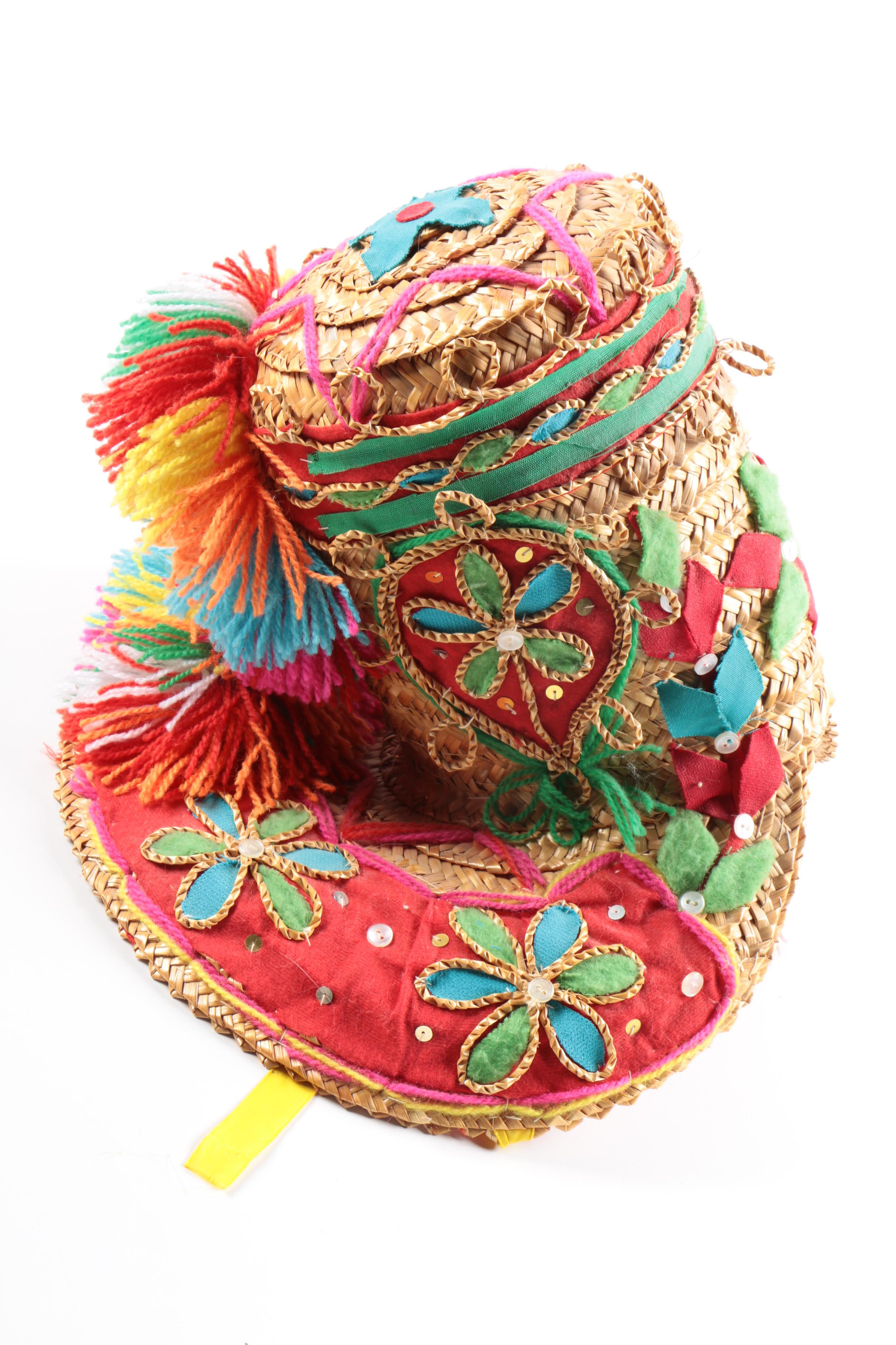Multicolored Woven Hat
