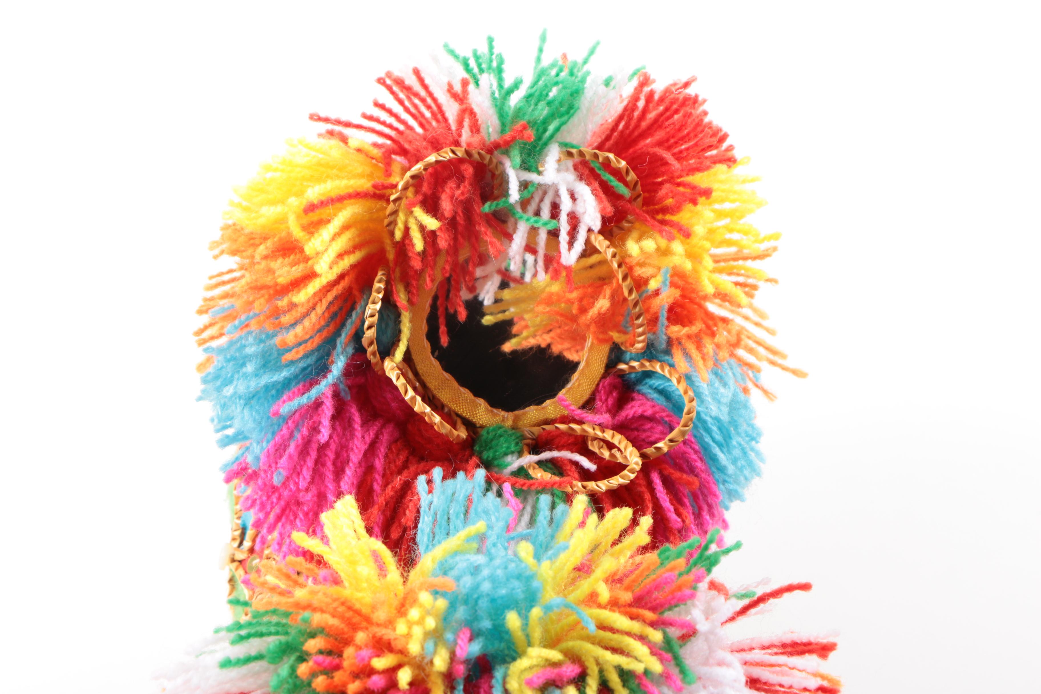 Multicolored Woven Hat