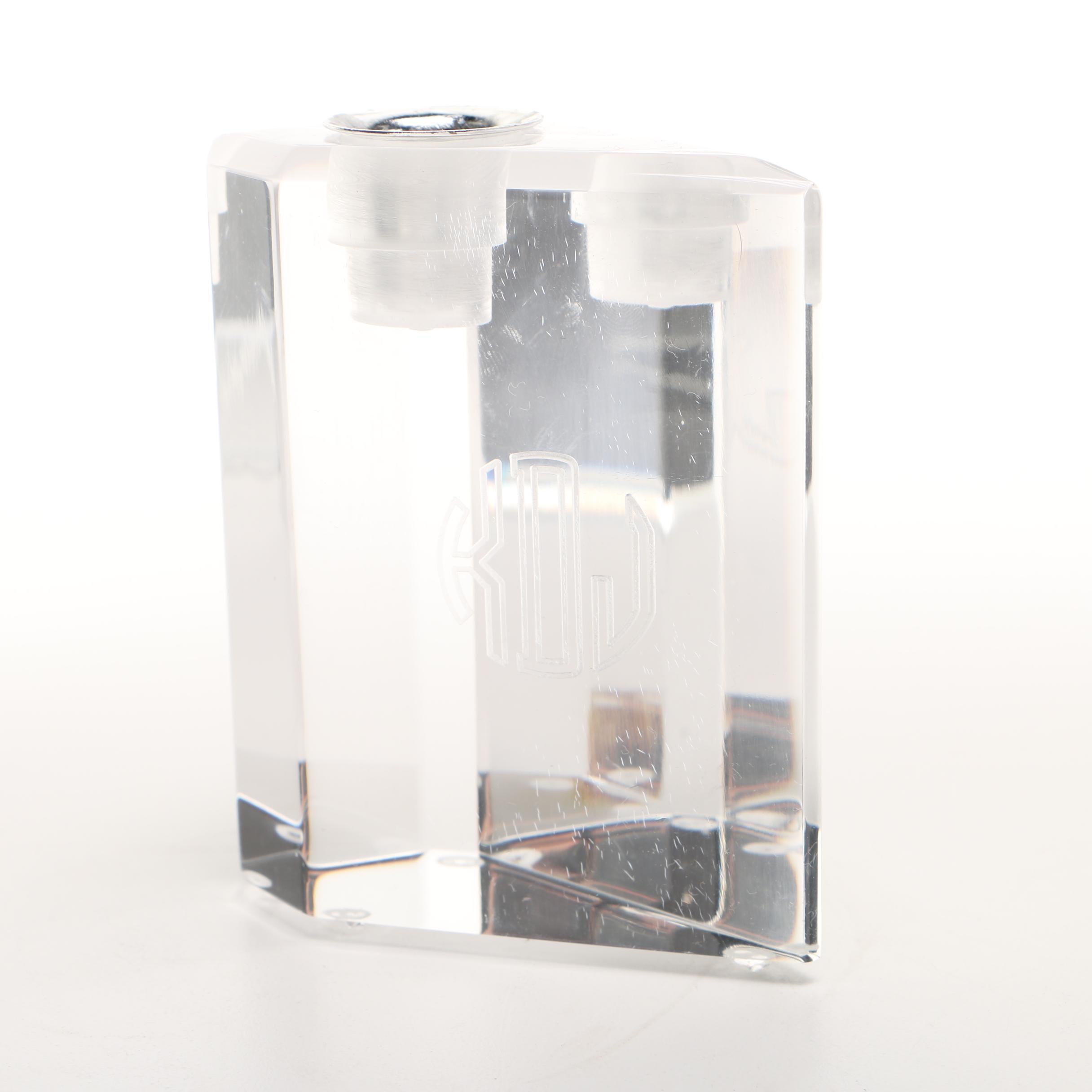 Modern Style Clear Acrylic Candle Holders