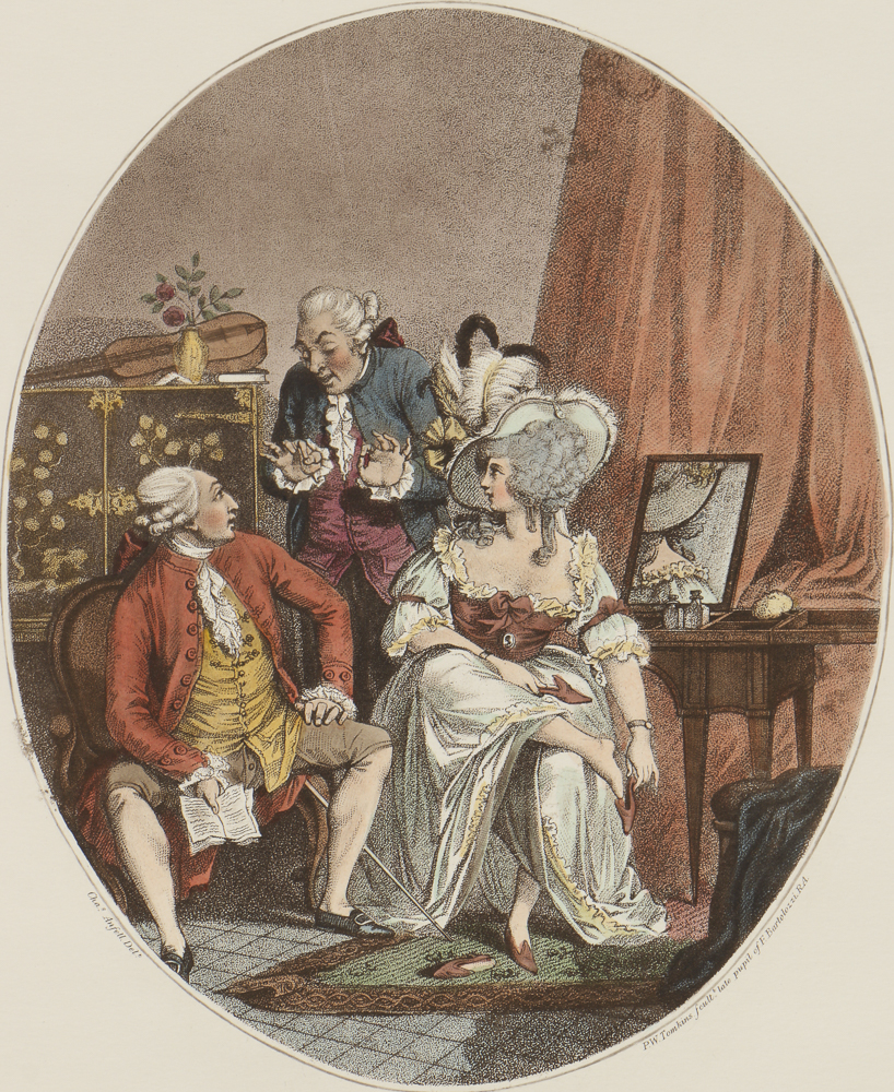 After Charles Ansell Engraving on Paper "French Dressing Room"