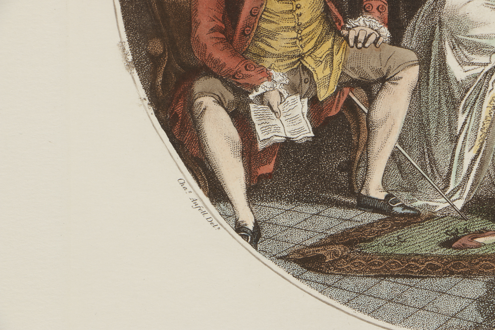 After Charles Ansell Engraving on Paper "French Dressing Room"