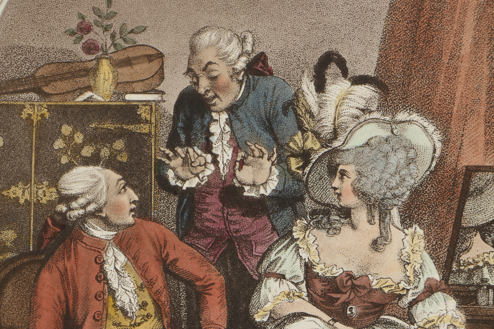 After Charles Ansell Engraving on Paper "French Dressing Room"