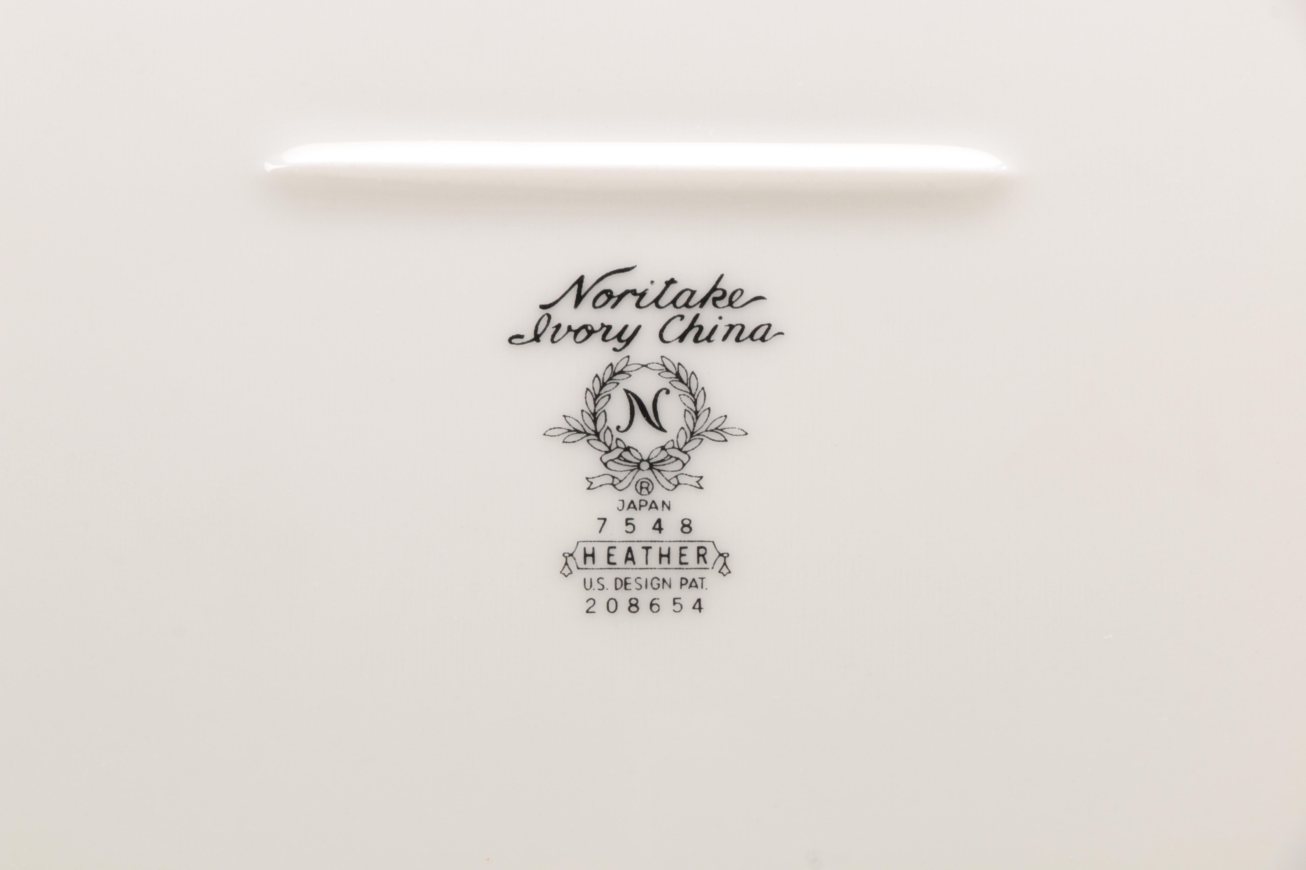 Noritake Ivory China "Heather" Set