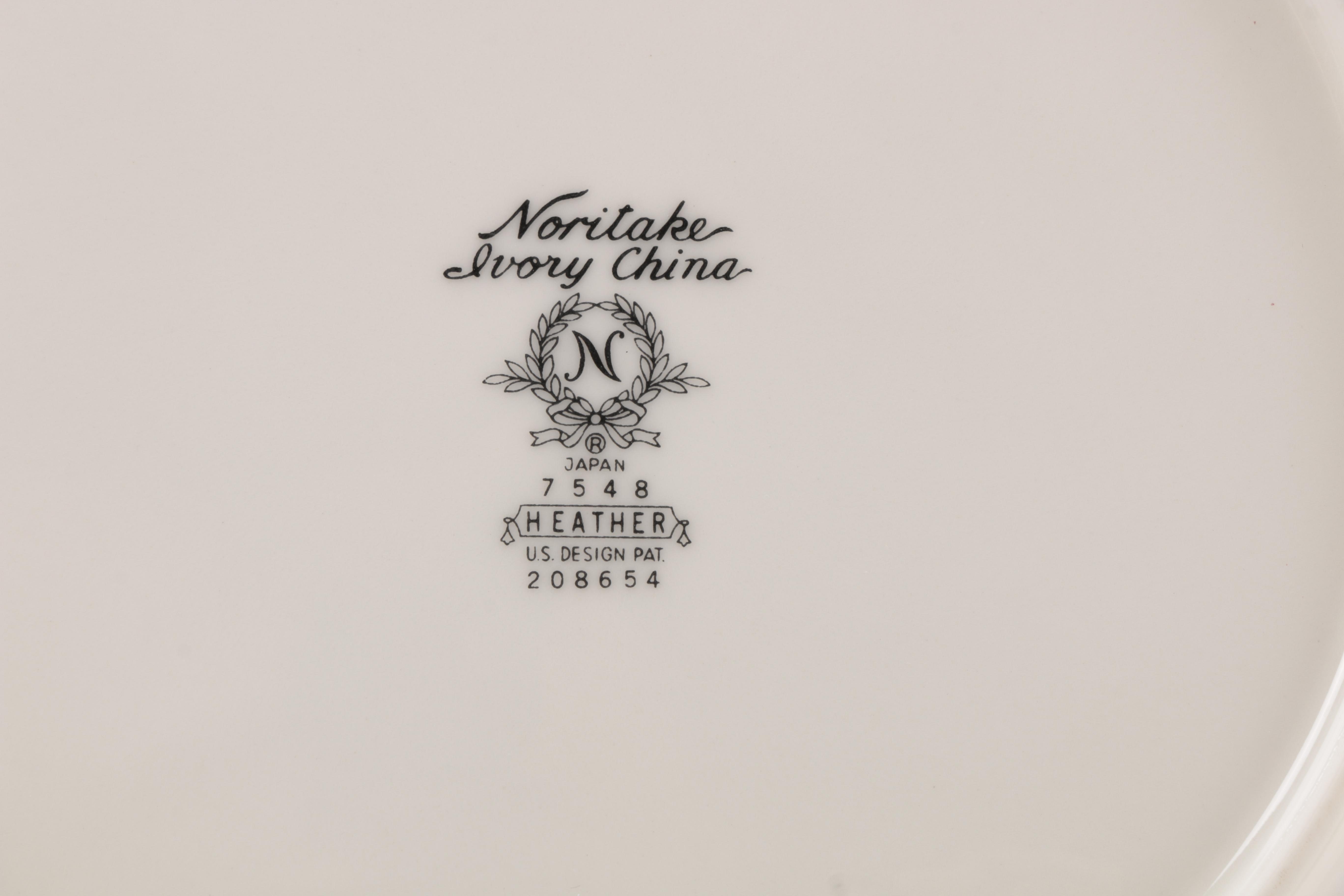 Noritake Ivory China "Heather" Set