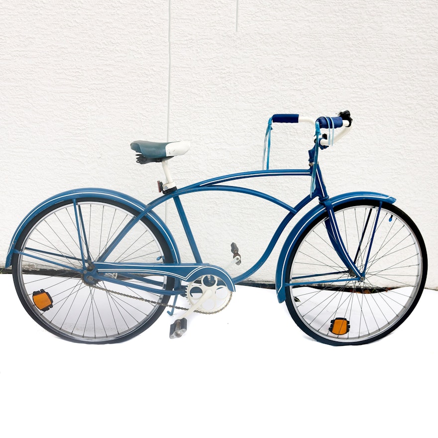 Blue Vintage Schwinn Bike with Bell