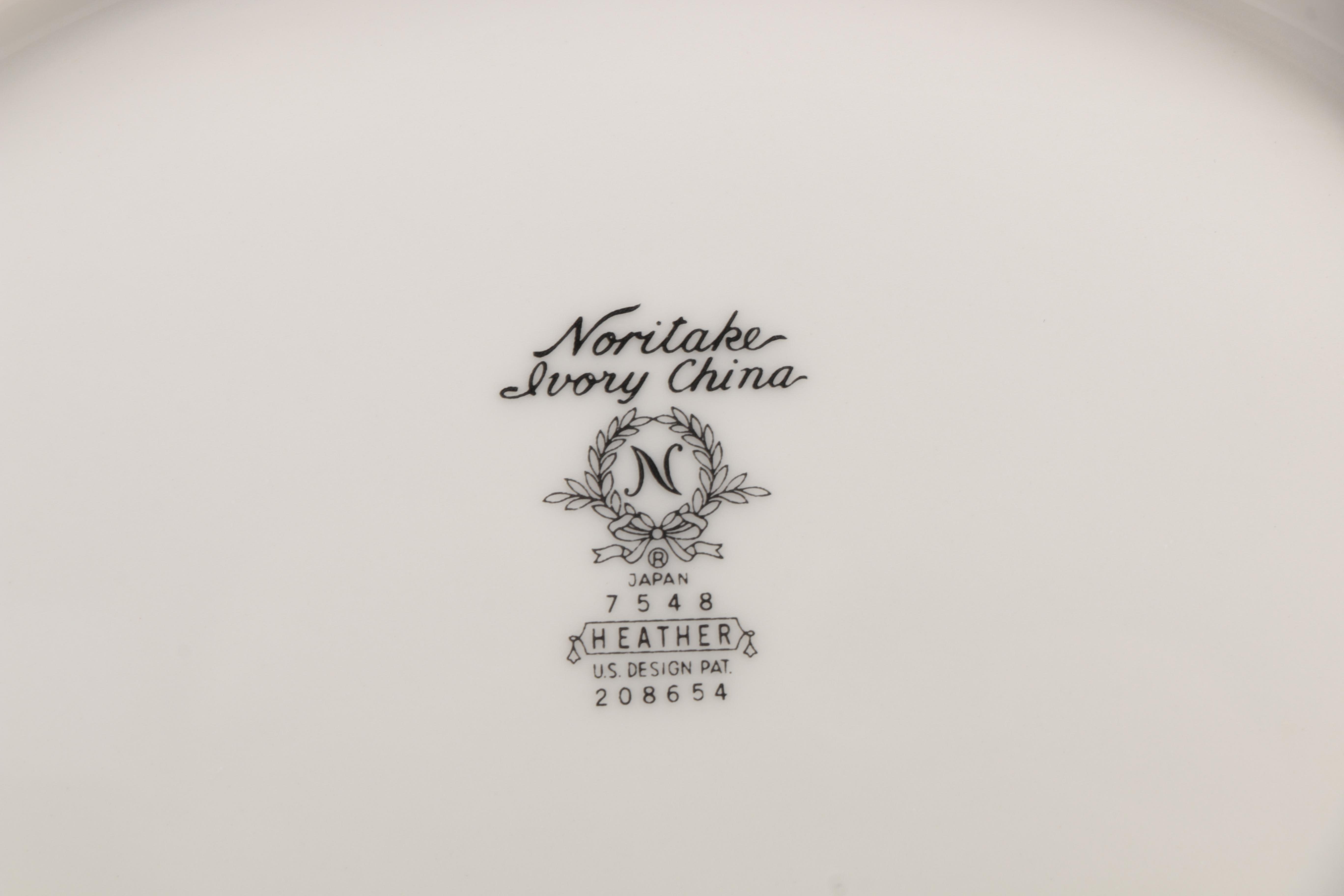 Noritake Ivory China "Heather" Set