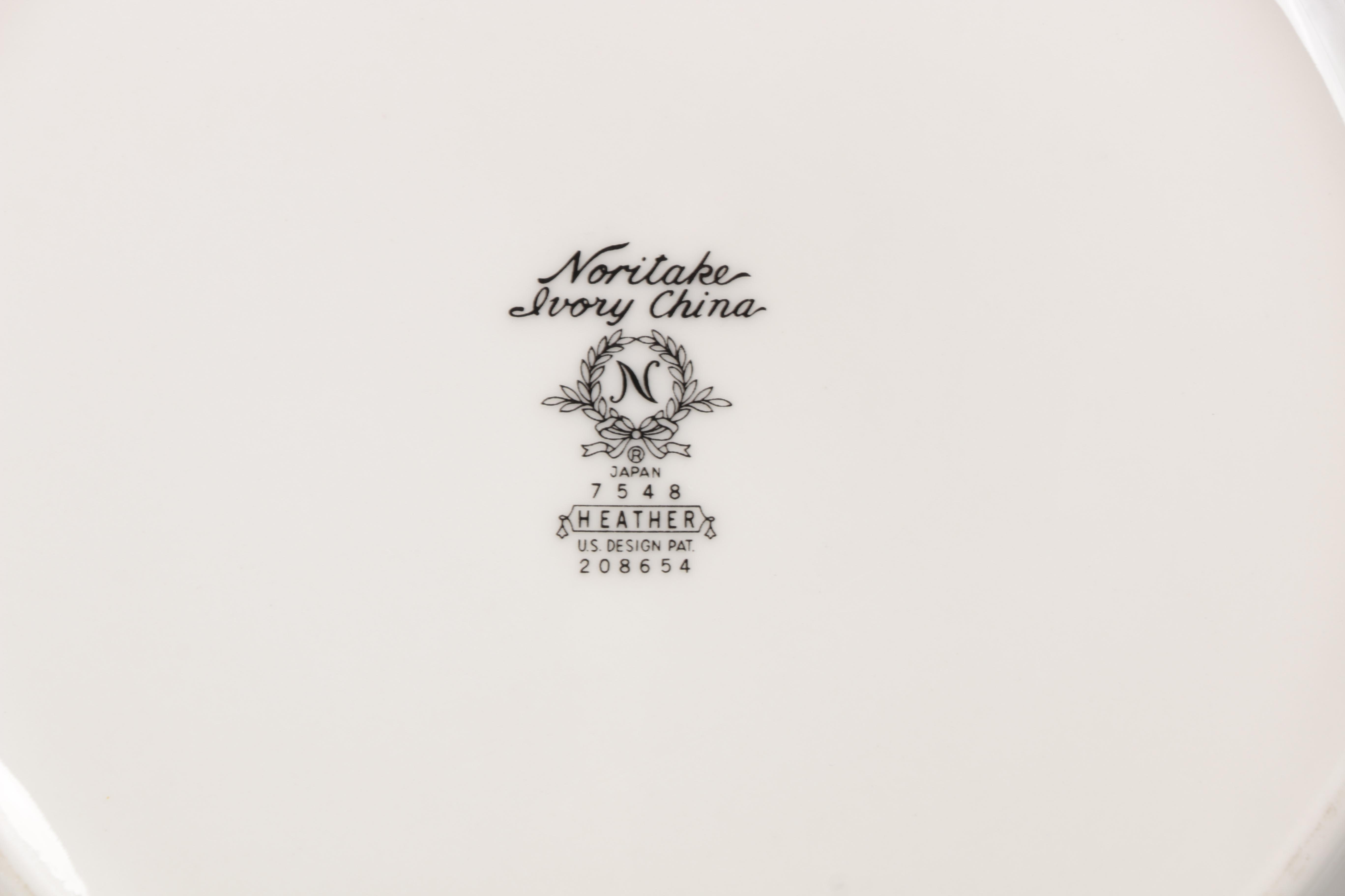 Noritake Ivory China "Heather" Set