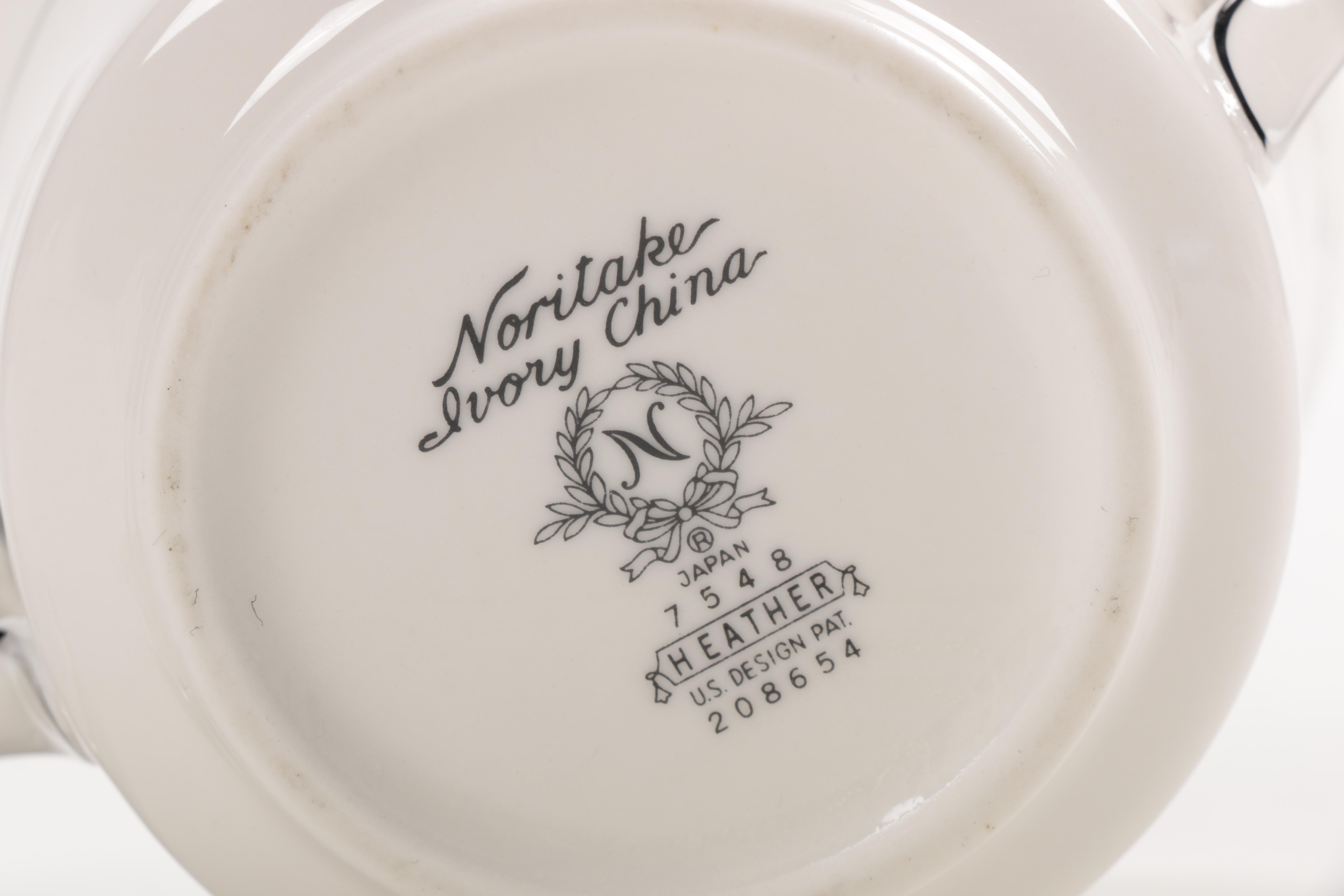 Noritake Ivory China "Heather" Set