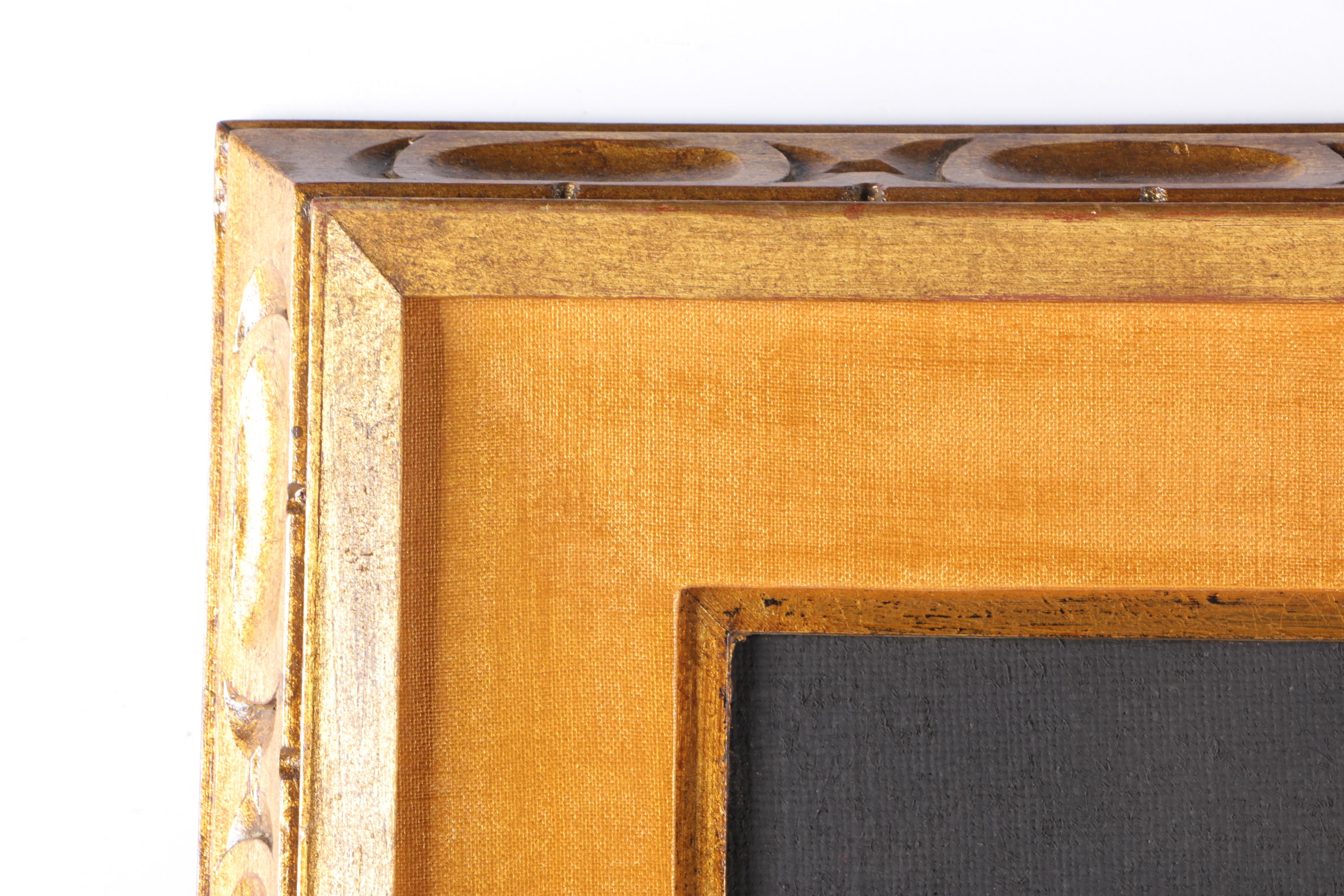 Cay-Skot Oil Paintings on Burlap of Vessel Still Life