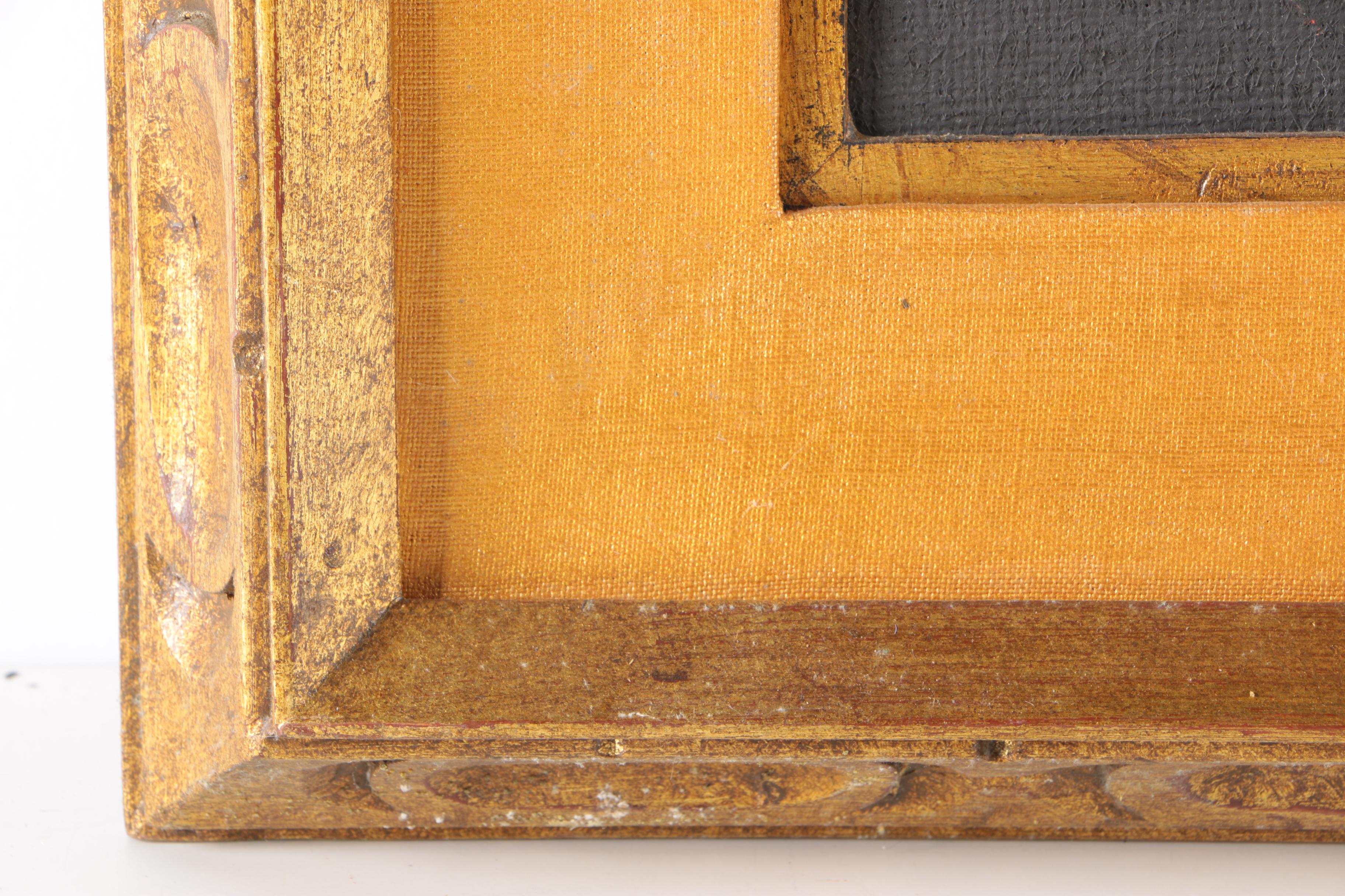 Cay-Skot Oil Paintings on Burlap of Vessel Still Life