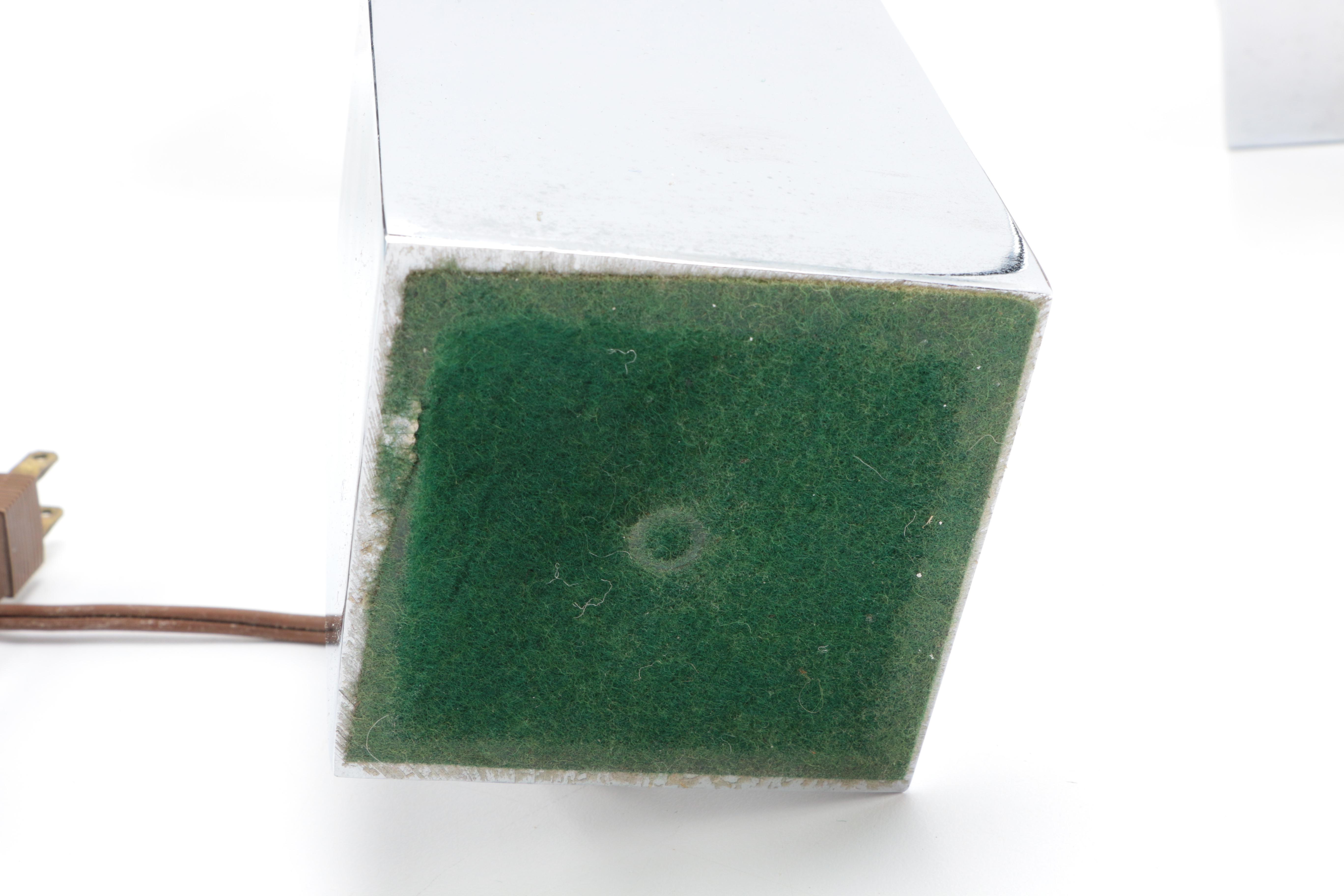 Mid Century Modern Round White Globe Table Lamps