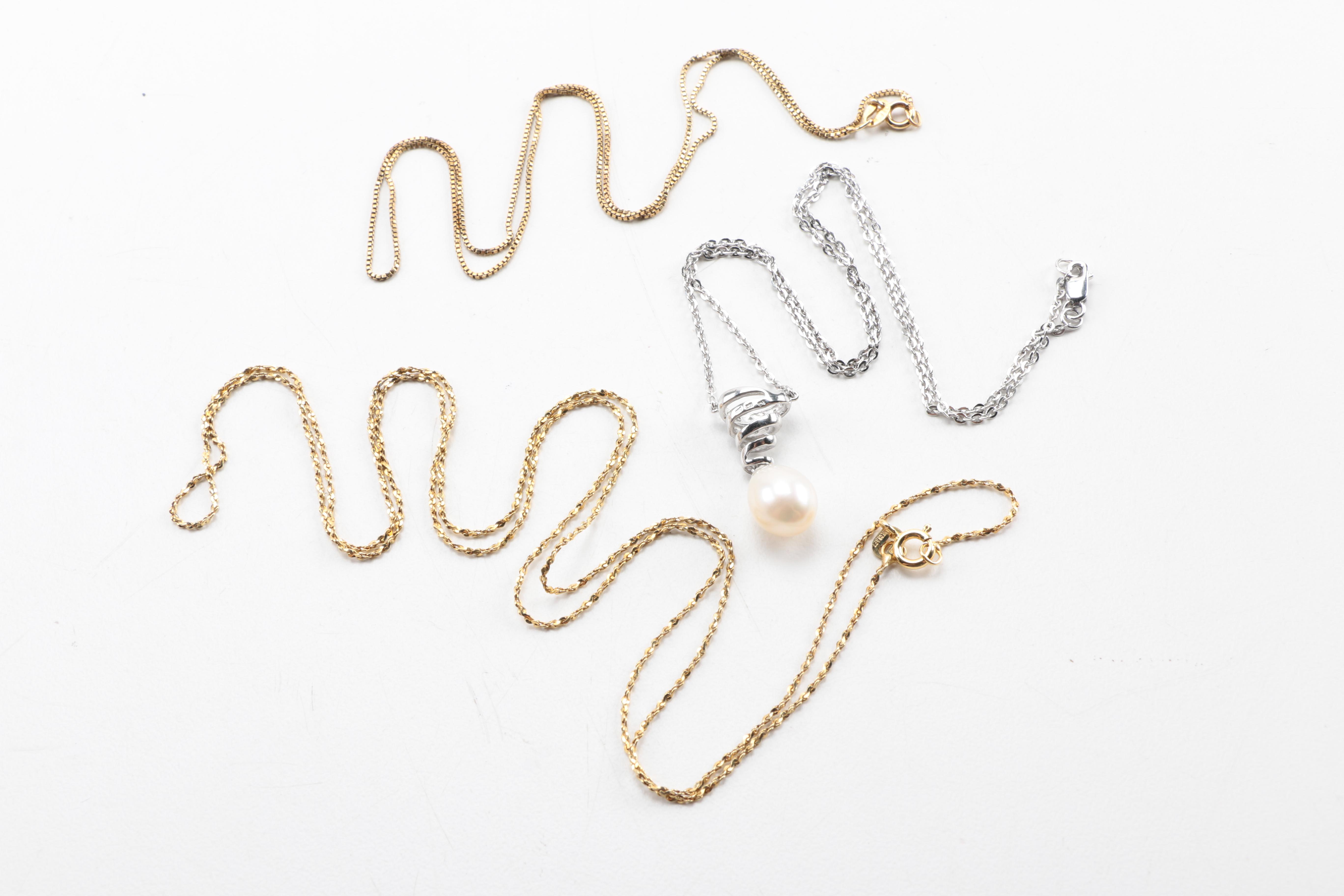 Sterling Silver Jewelry Including a Coral Necklace