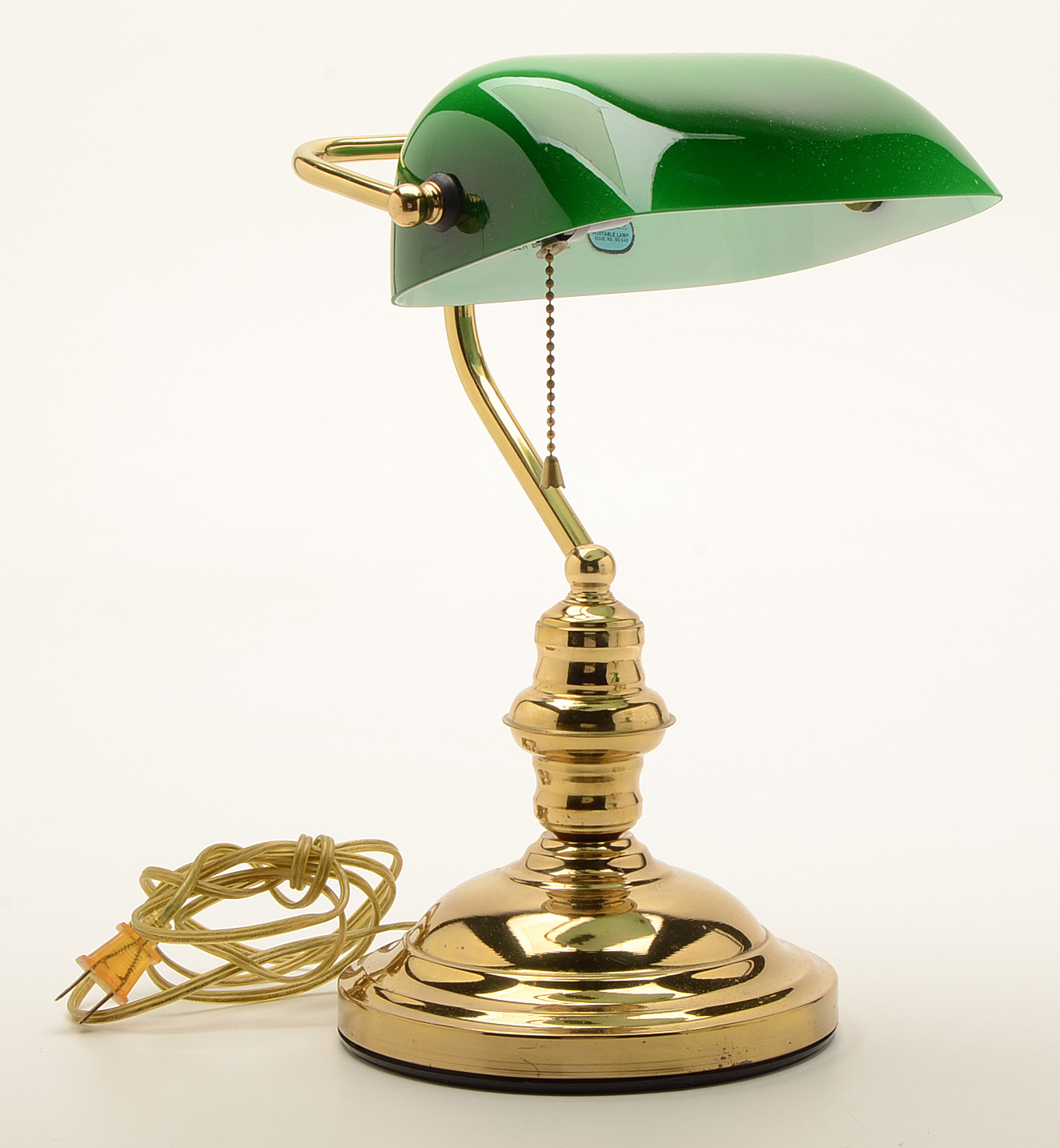 Pair of Banker's Lamps