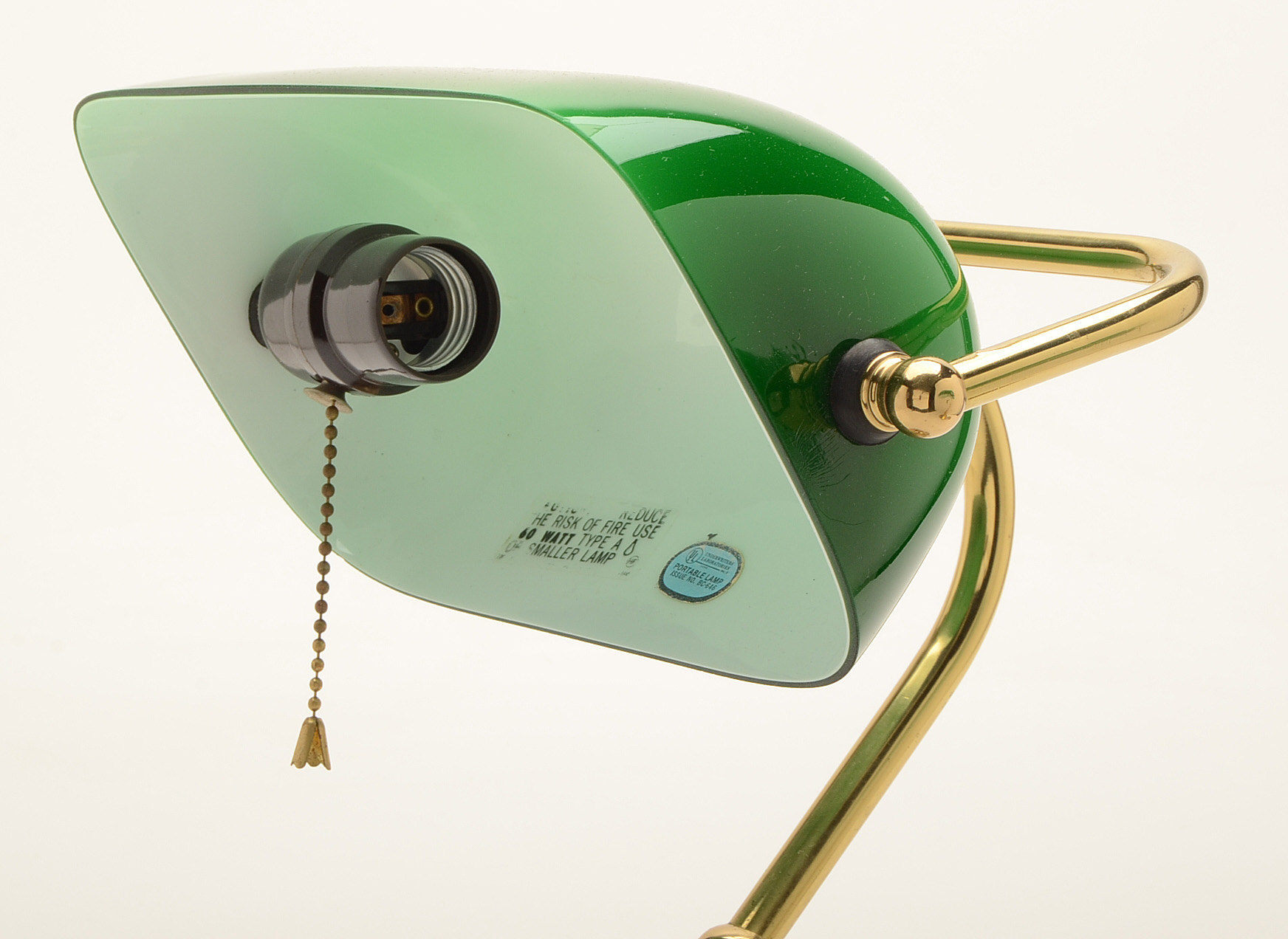 Pair of Banker's Lamps