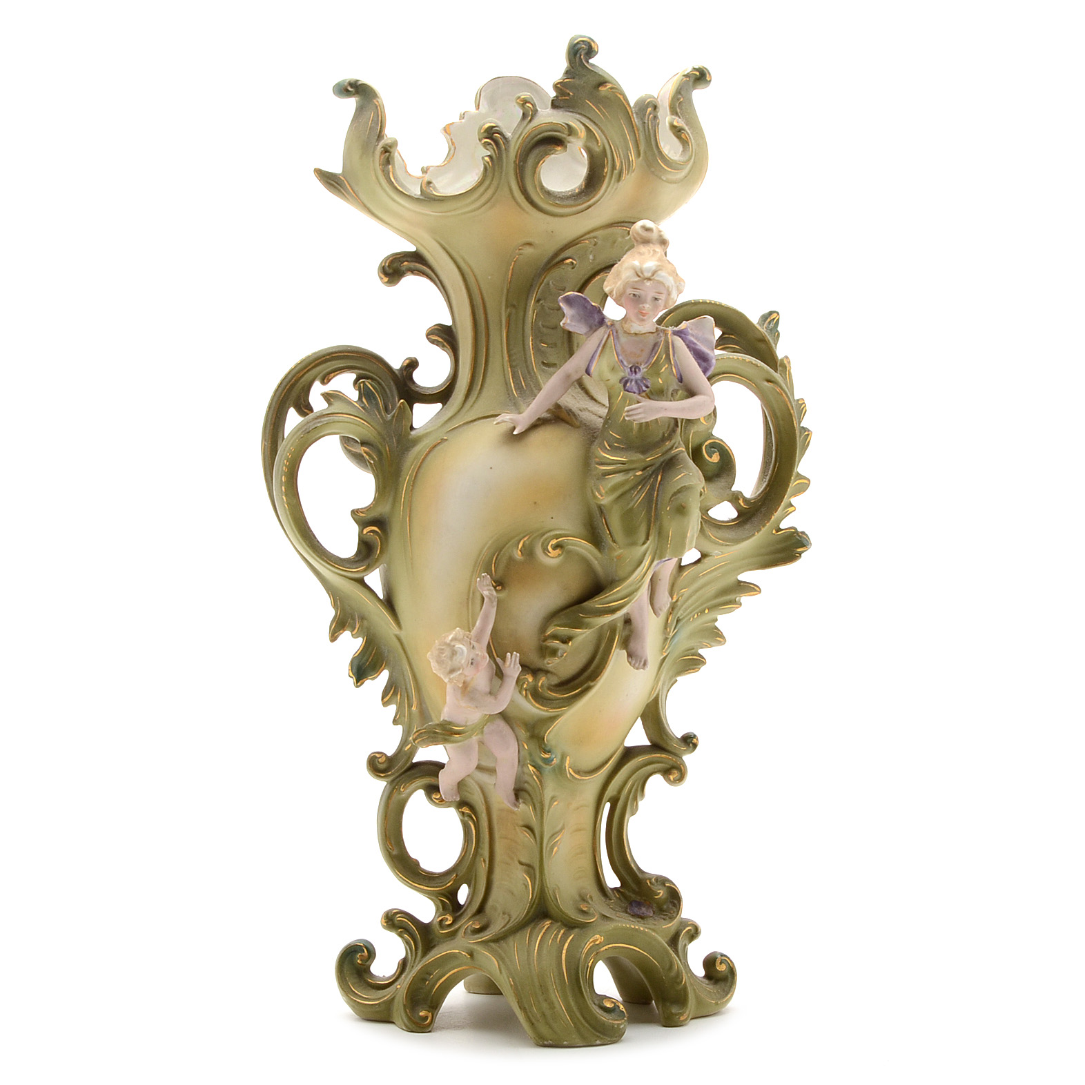 Antique Conta & Boehmë Bisque Vase