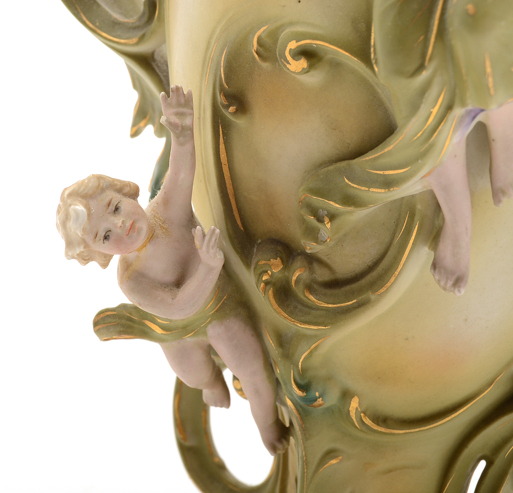 Antique Conta & Boehmë Bisque Vase