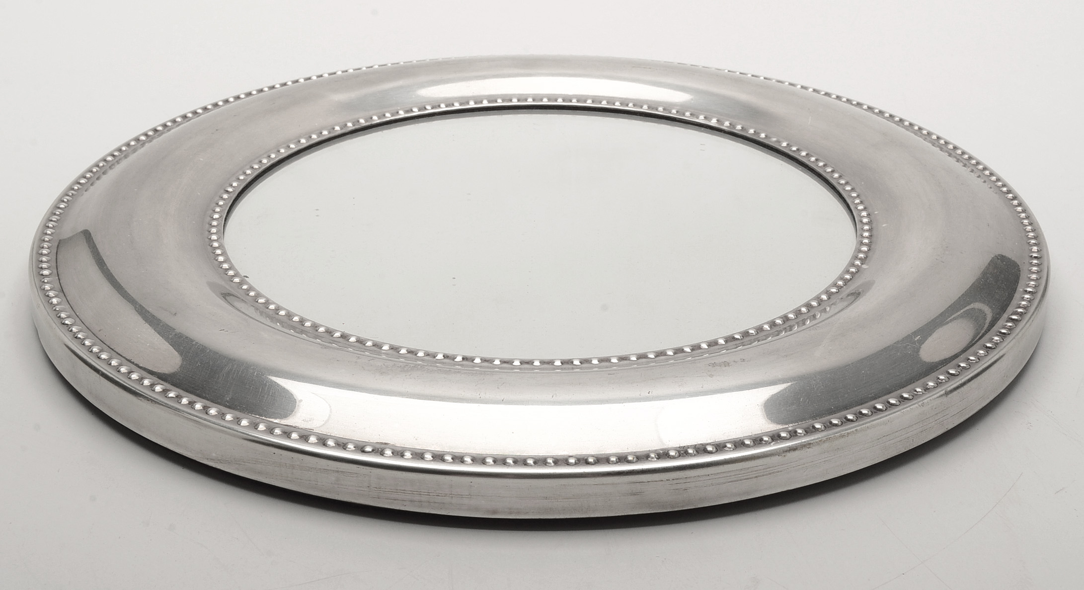 Silver-plate Mirror and Carafe