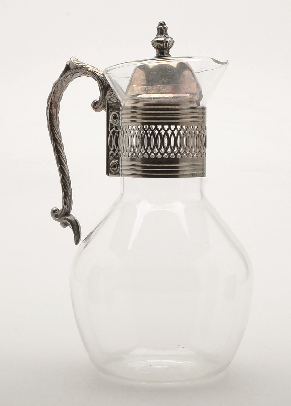 Silver-plate Mirror and Carafe