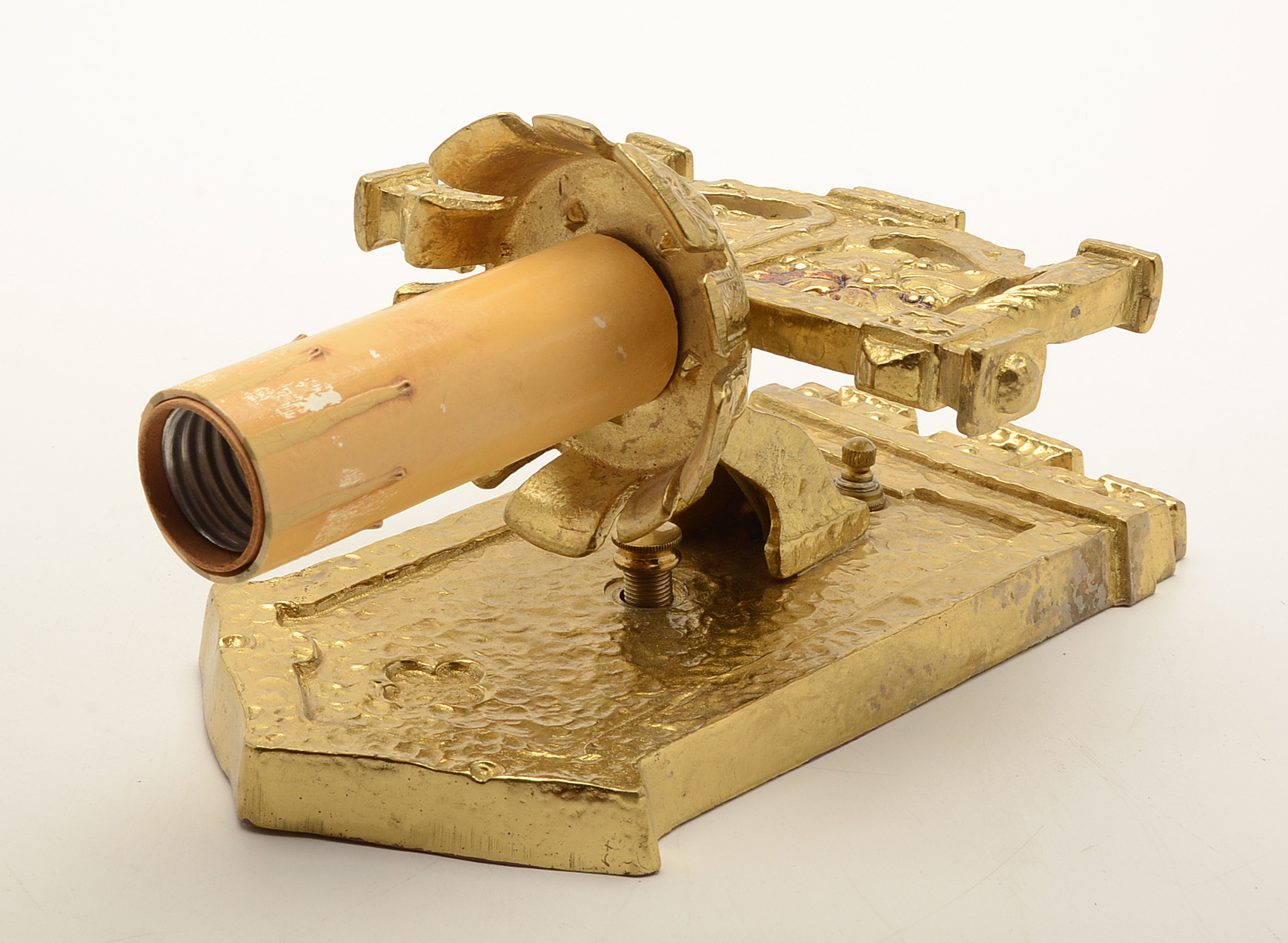 Pair of Cast Metal Wall Sconces