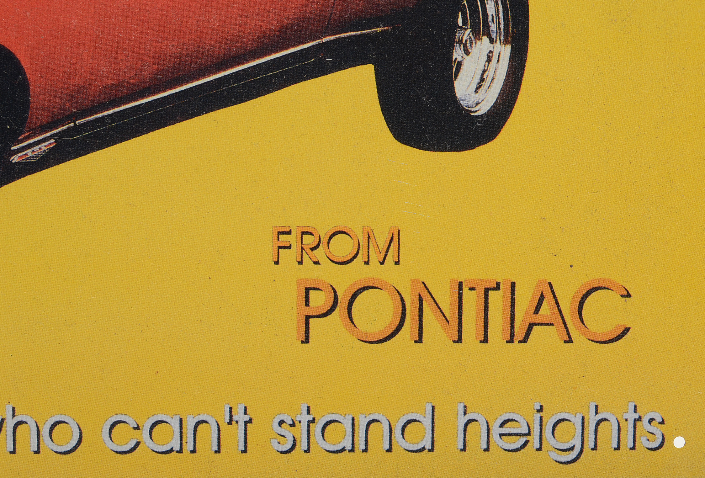 1967 Pontiac GTO Reproduction Tin Advertising Sign