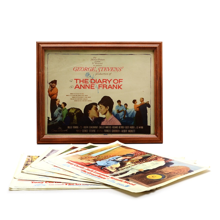 Framed Theater Lobby Card Diary of Anne Frank and More