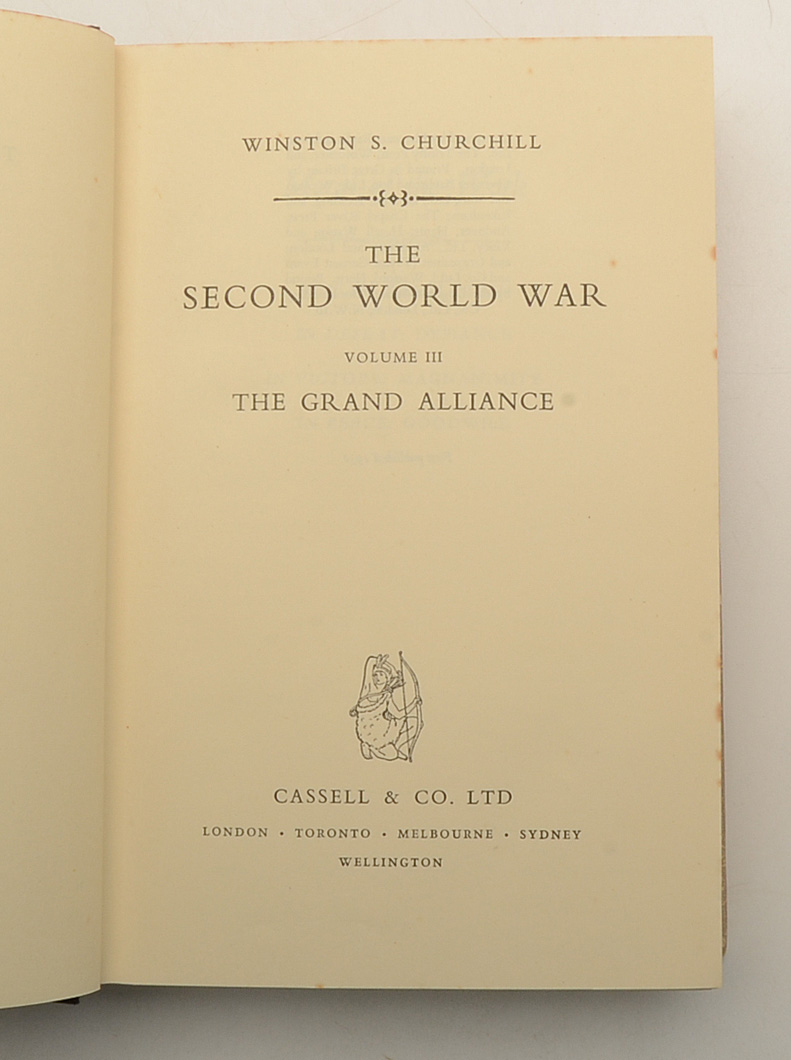First Edition Winston Churchill "The Second World War"