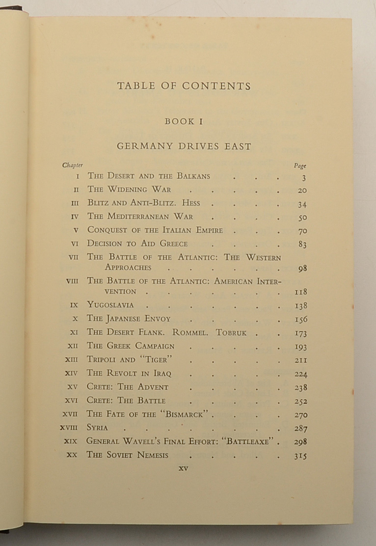 First Edition Winston Churchill "The Second World War"
