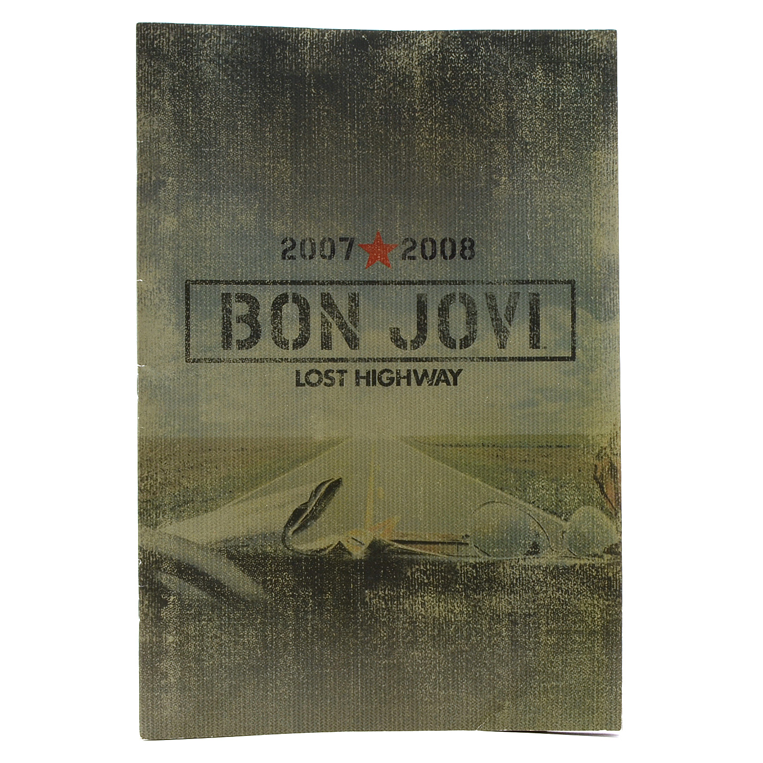 2007-2008 Bon Jovi Signed "Lost Highway" Concert Tour Book