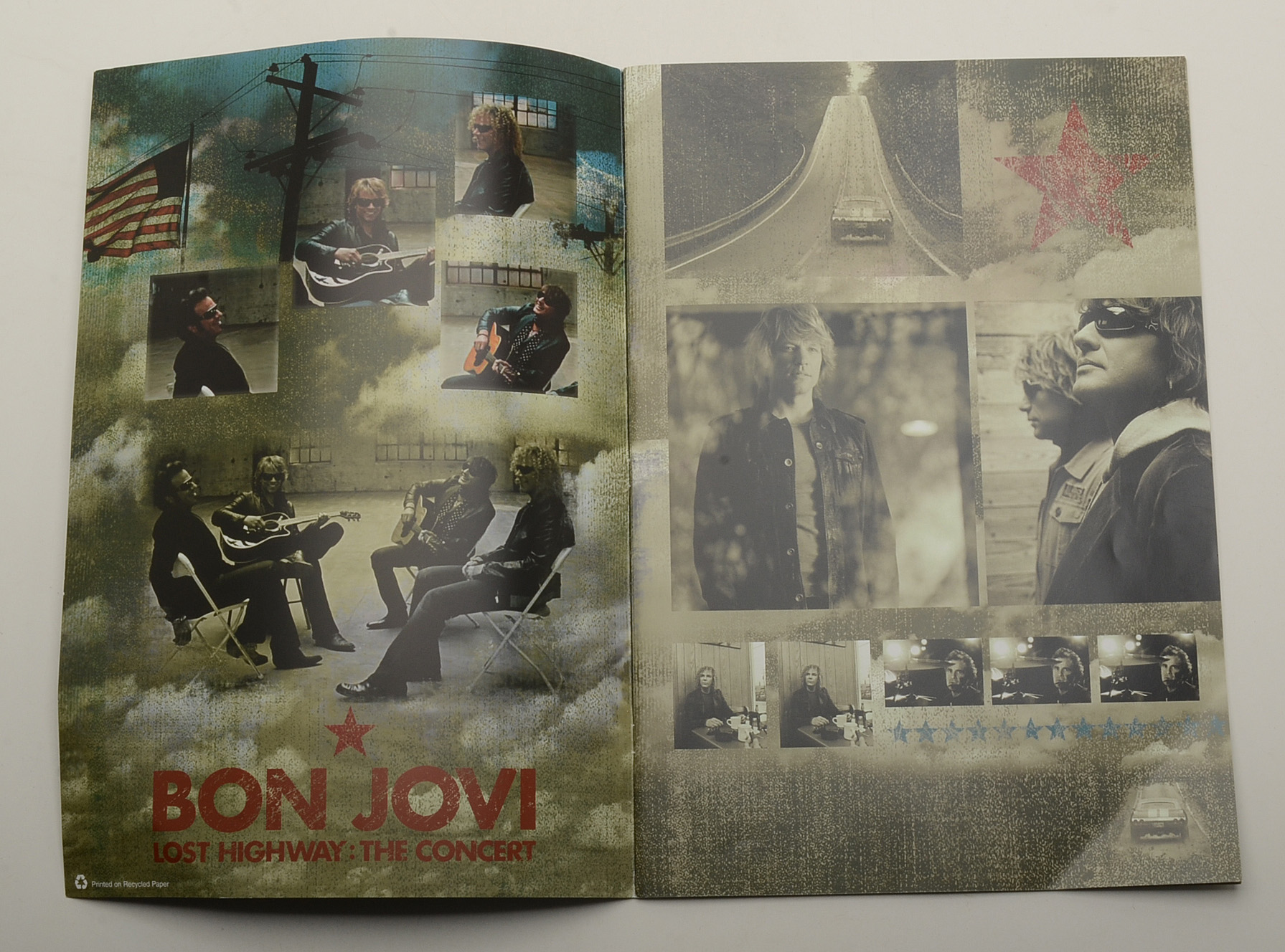 2007-2008 Bon Jovi Signed "Lost Highway" Concert Tour Book