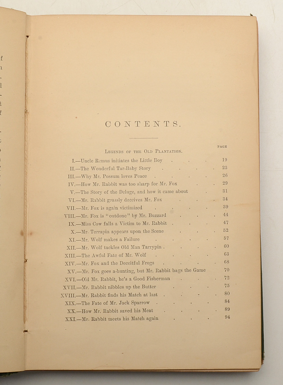 1881 "Uncle Remus: His Songs and Sayings" First Edition
