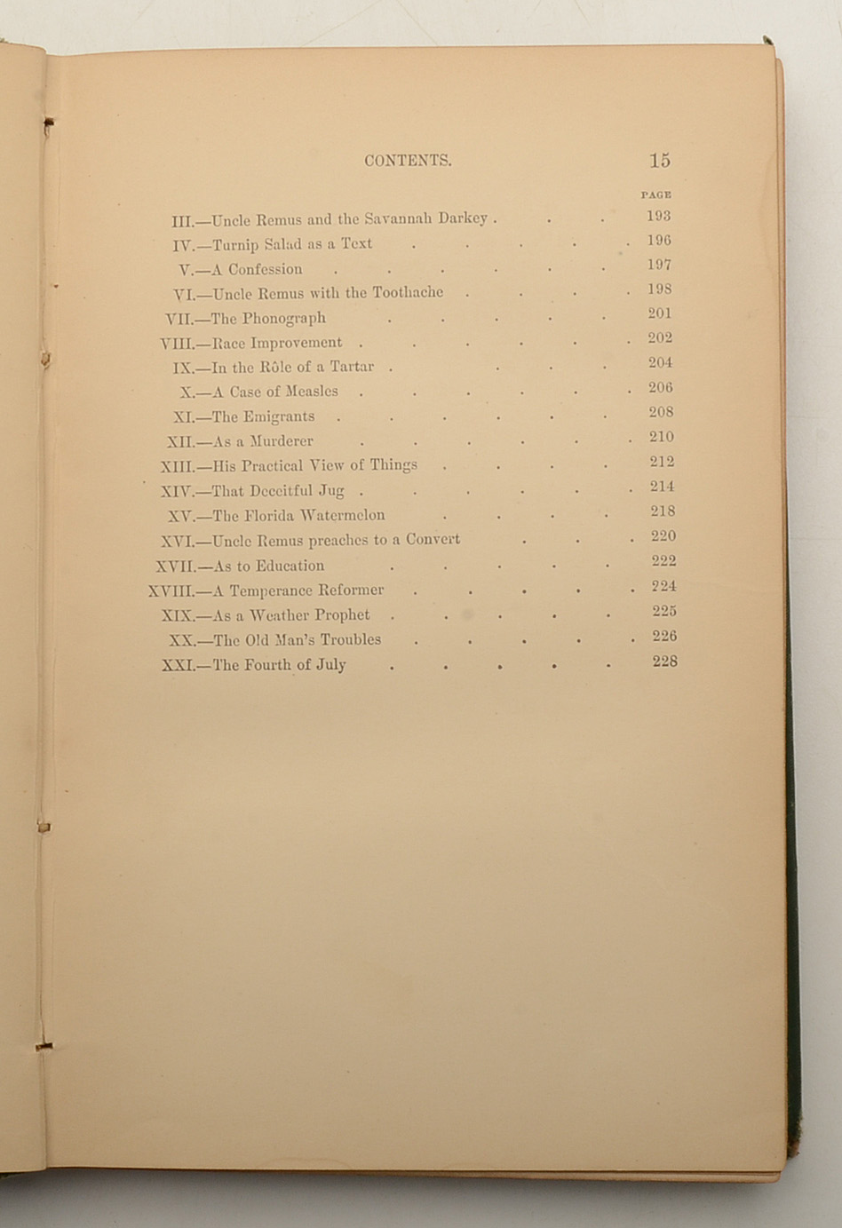 1881 "Uncle Remus: His Songs and Sayings" First Edition