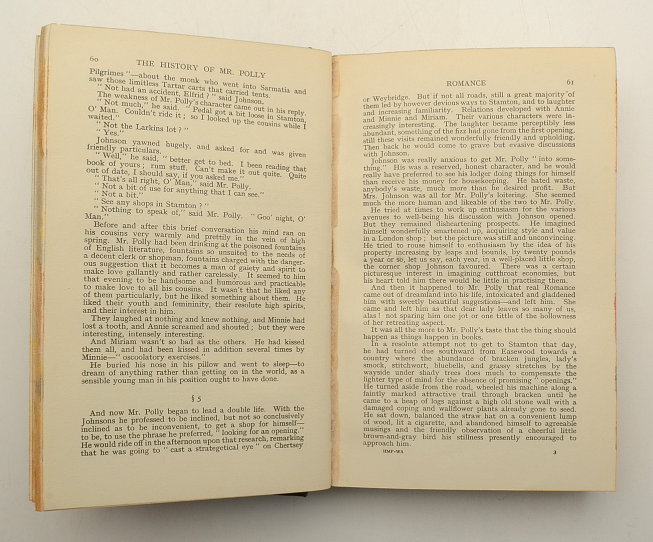 H.G. Wells "The War in the Air" with Fore-Edge Painting