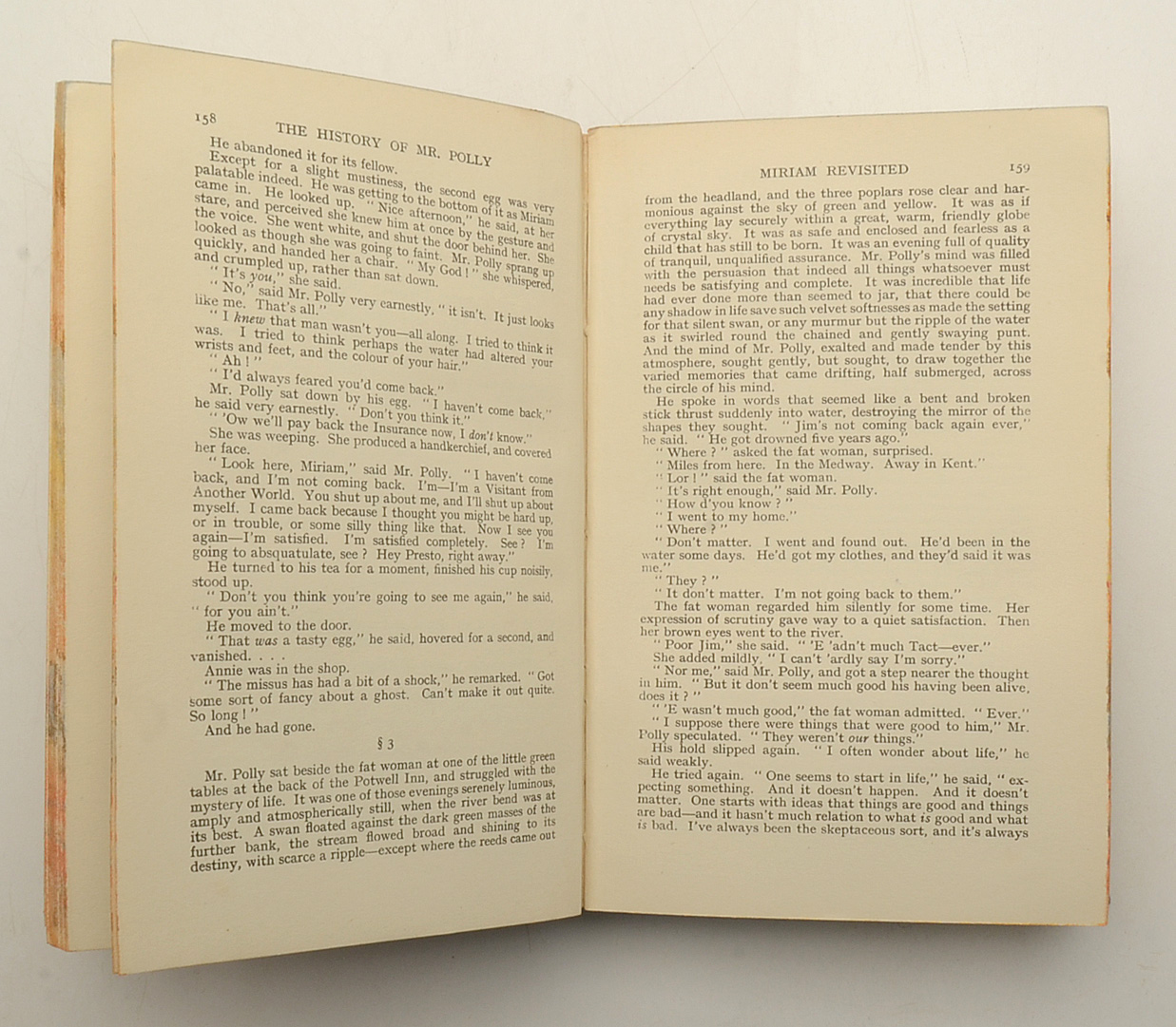 H.G. Wells "The War in the Air" with Fore-Edge Painting