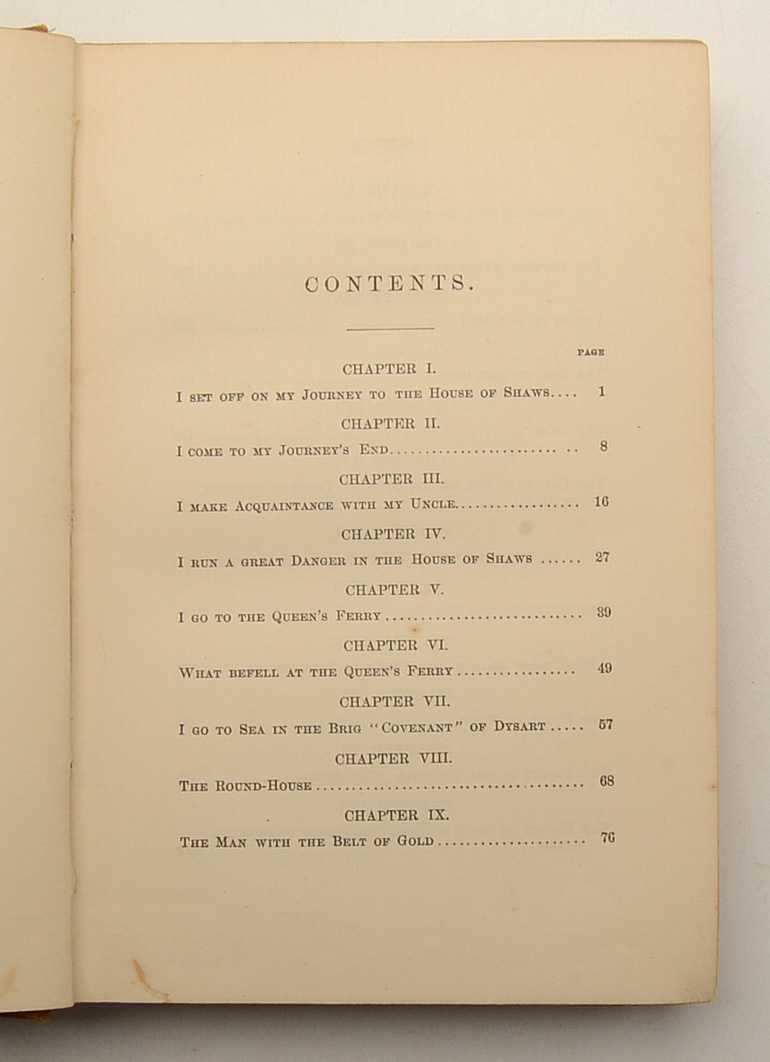 1893 First Illustrated Edition "Kidnapped" by R.L. Stevenson