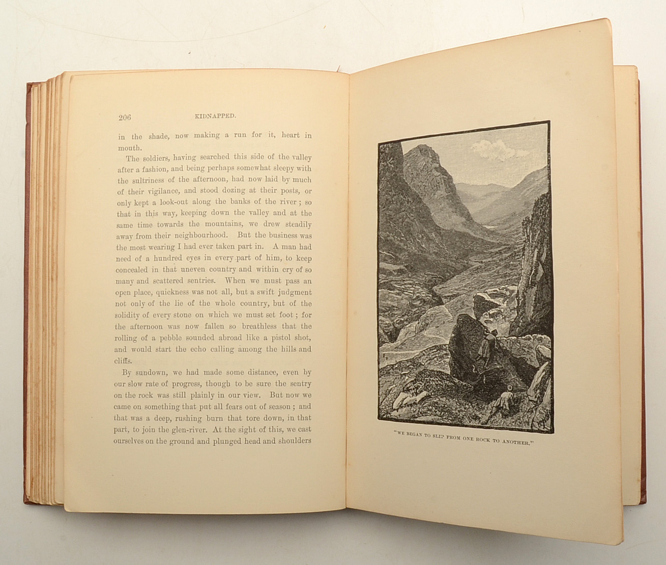 1893 First Illustrated Edition "Kidnapped" by R.L. Stevenson