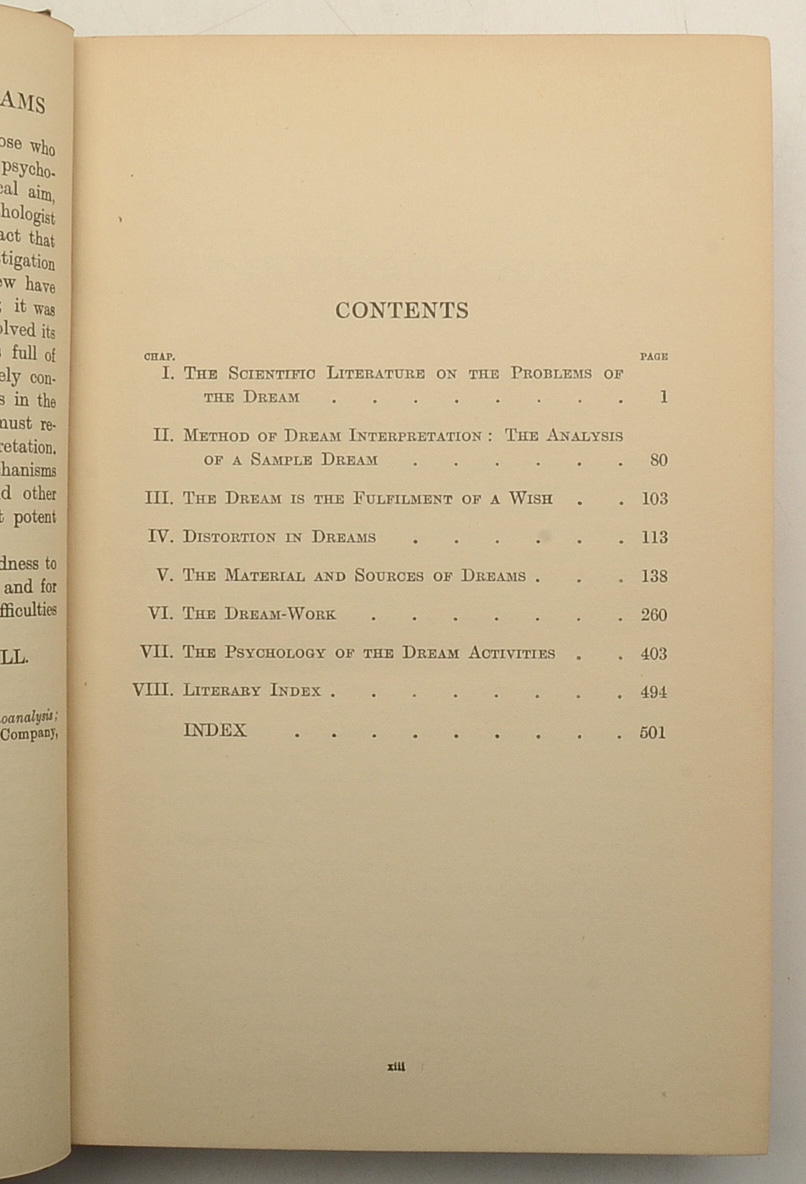 Fourth Edition "The Interpretation of Dreams" by Sigmund Freud