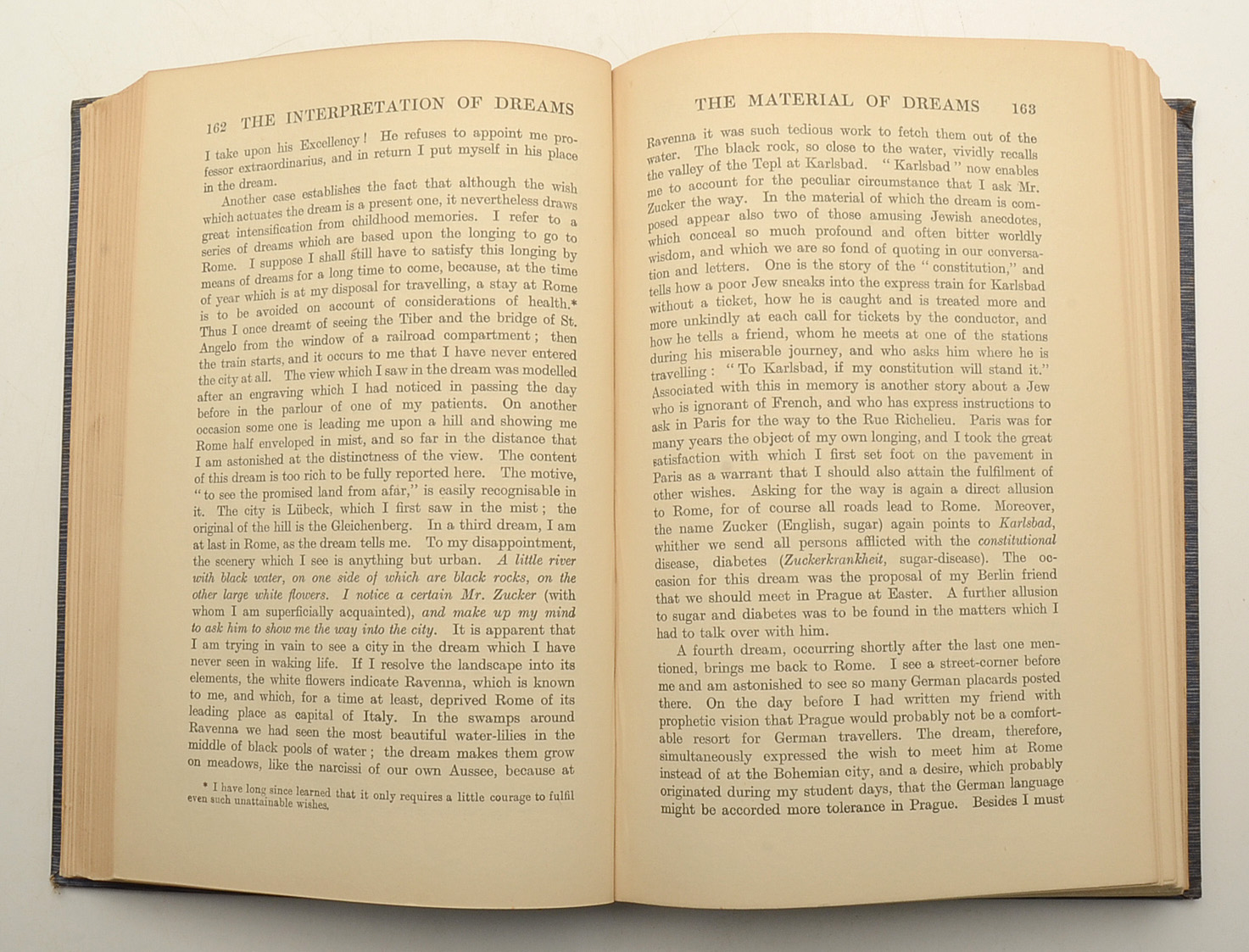 Fourth Edition "The Interpretation of Dreams" by Sigmund Freud