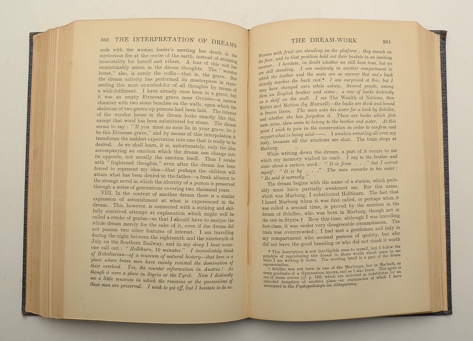Fourth Edition "The Interpretation of Dreams" by Sigmund Freud