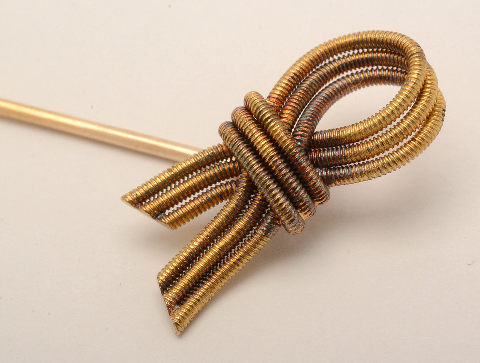 Vintage 14K Yellow Gold Stick Pins