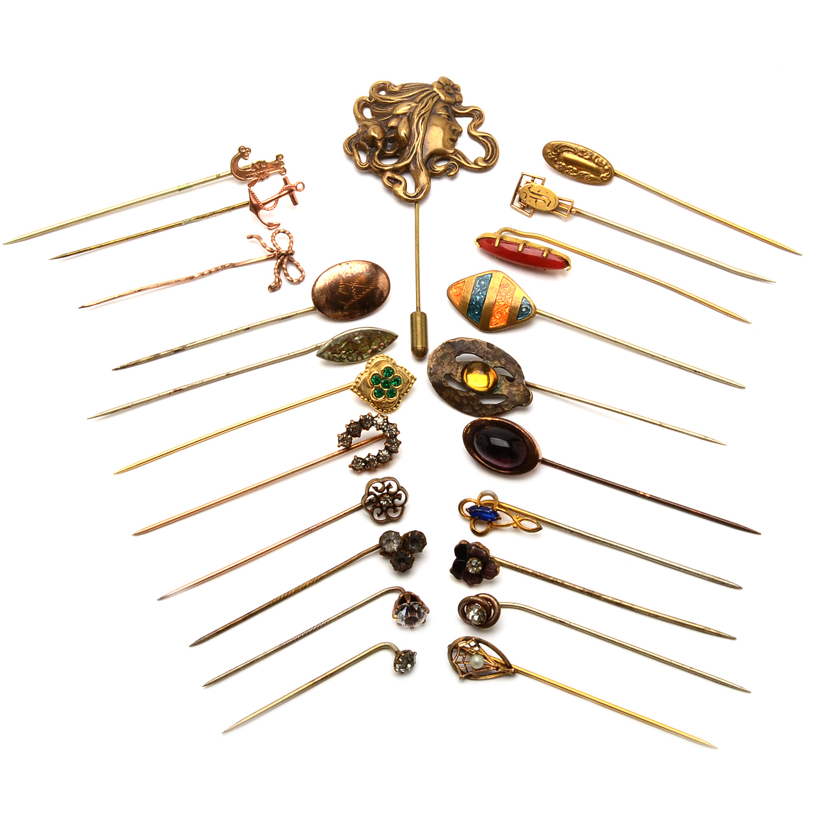 Collection of Vintage Stick Pins