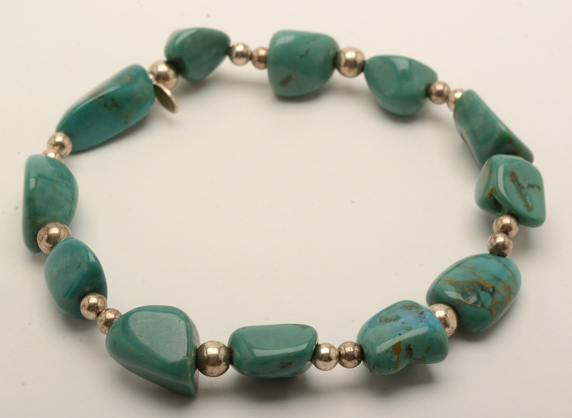 Sterling, Carnelian, Turquoise, Magnesite and Glass Bead Jewelry