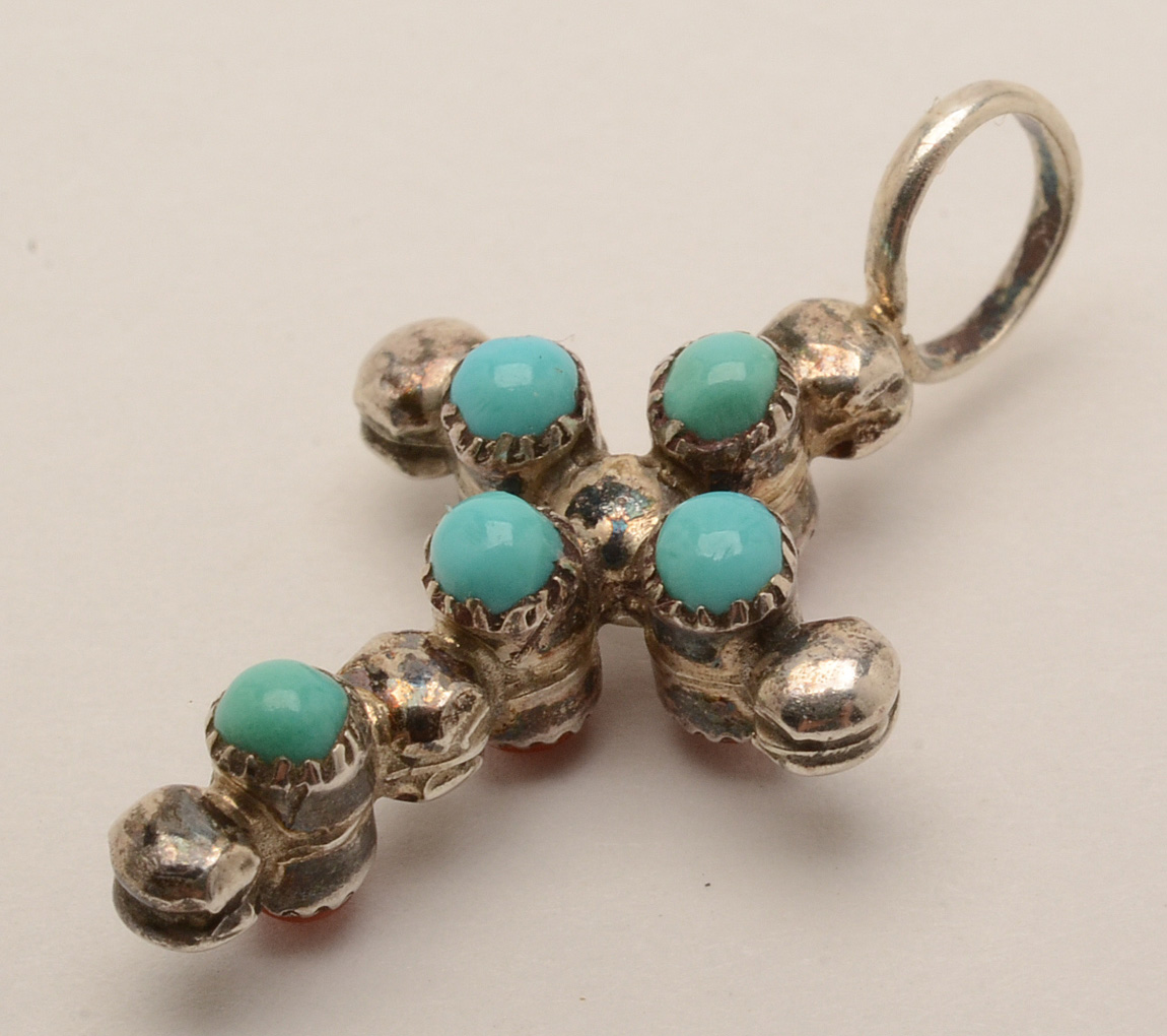 Sterling Silver and Gemstone Jewelry Featuring Navajo Silversmiths Harvey Mace and Fannie Platero