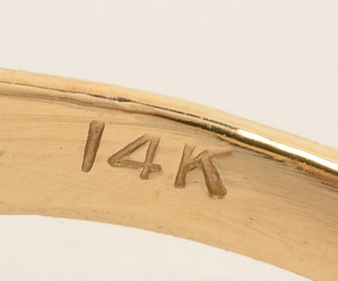 14K Yellow Gold Cocktail Ring Featuring Opal and Garnet